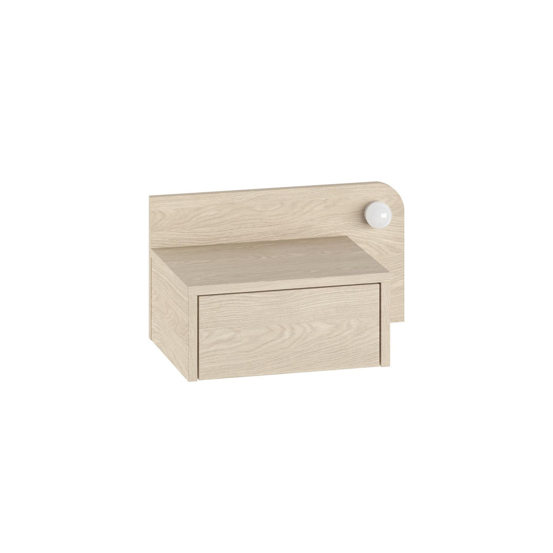 Nosina Sängbord 52 cm - kräm