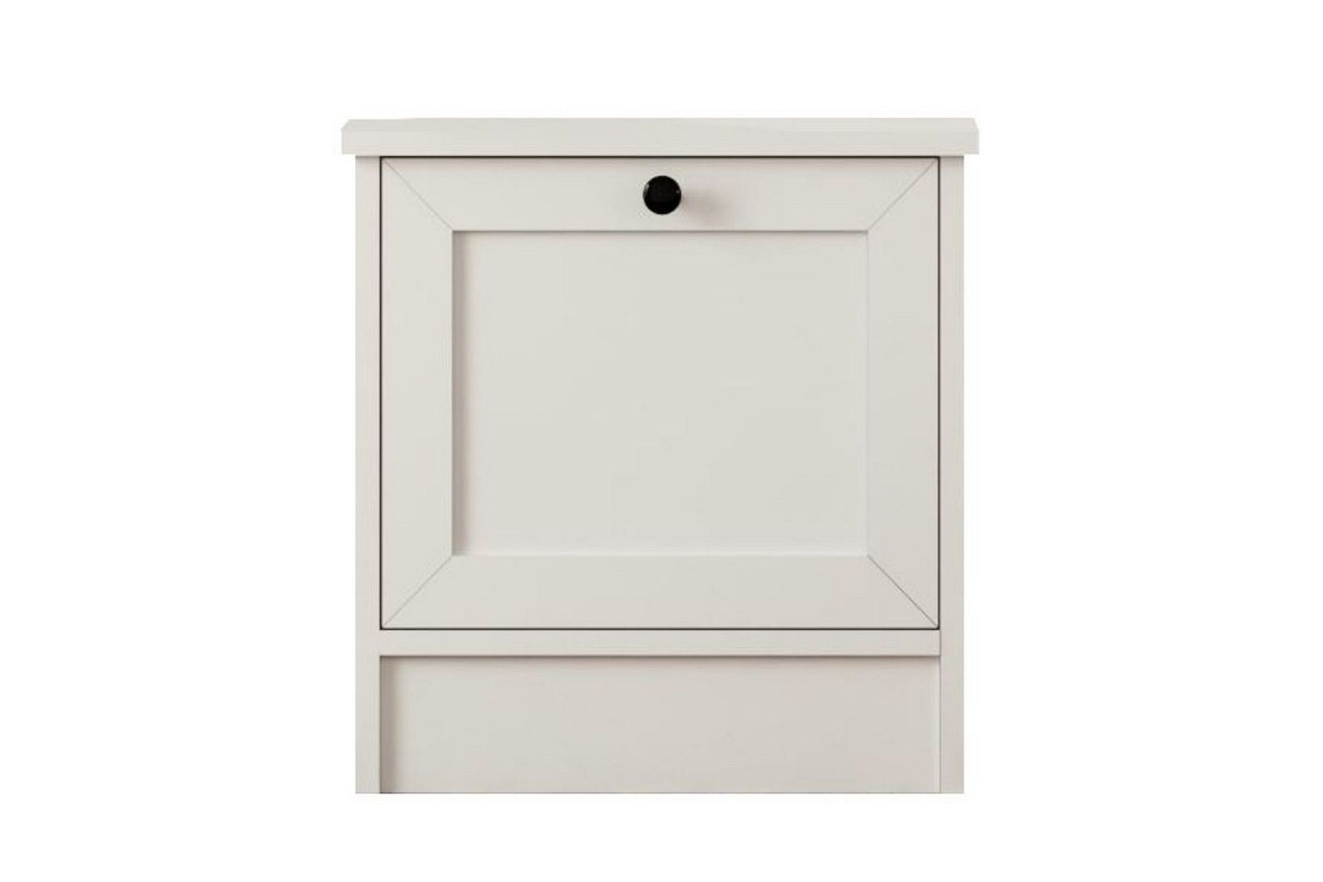 Ovril Sängbord 45 cm - Matt Vit
