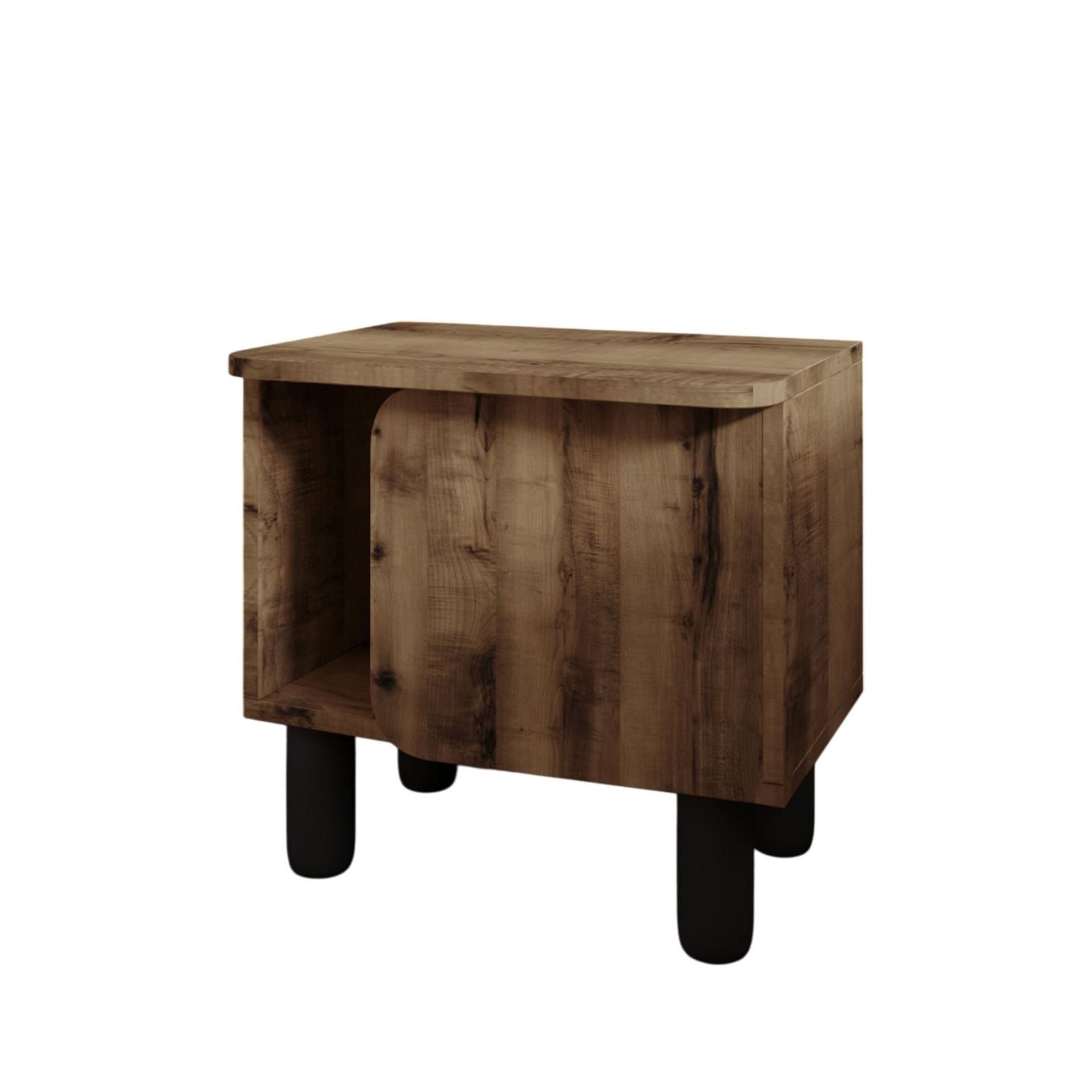 Relento Nattduksbord 50x48,6x30 cm - antik valnöt