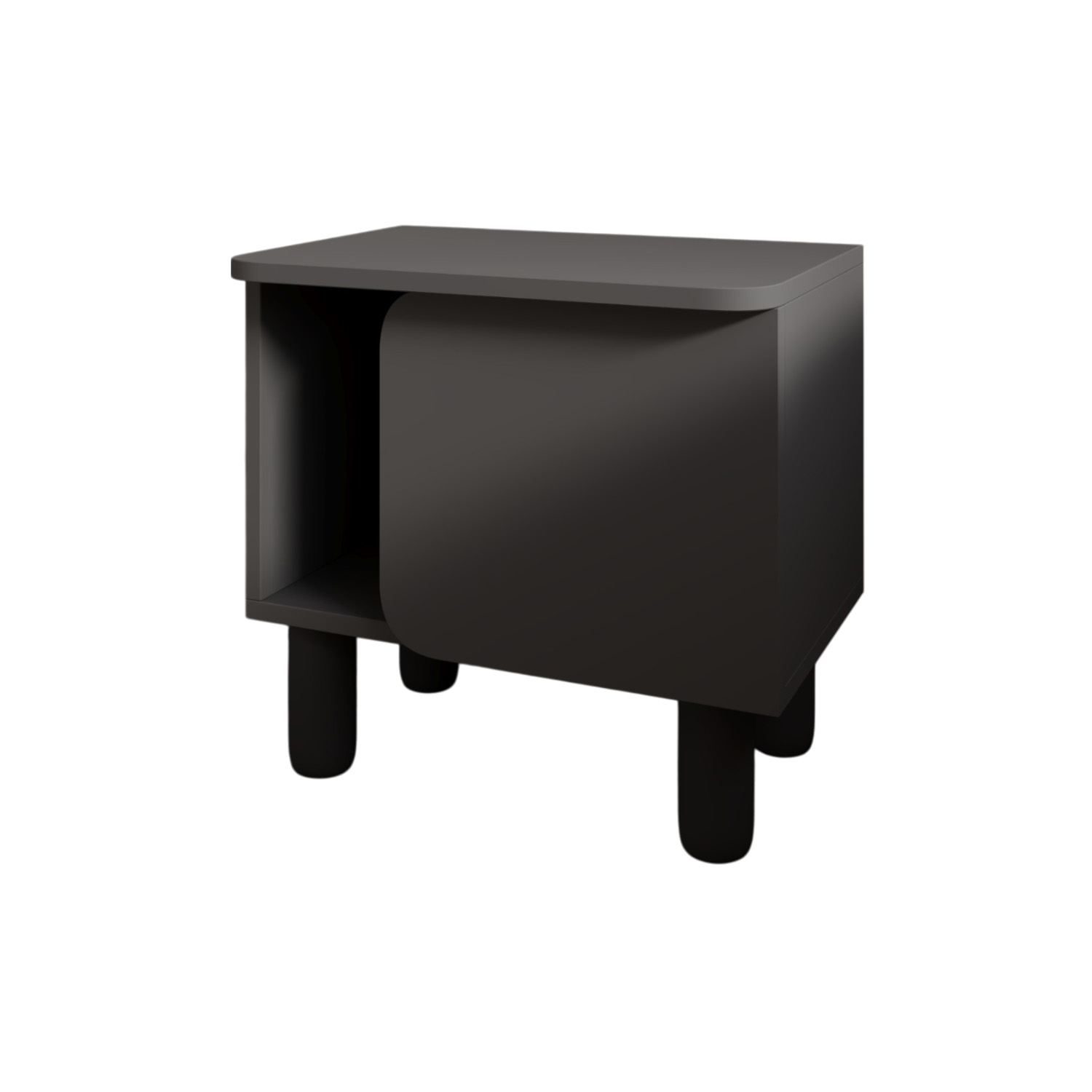 Relento Nattduksbord 50x48,6x30 cm - Antracit