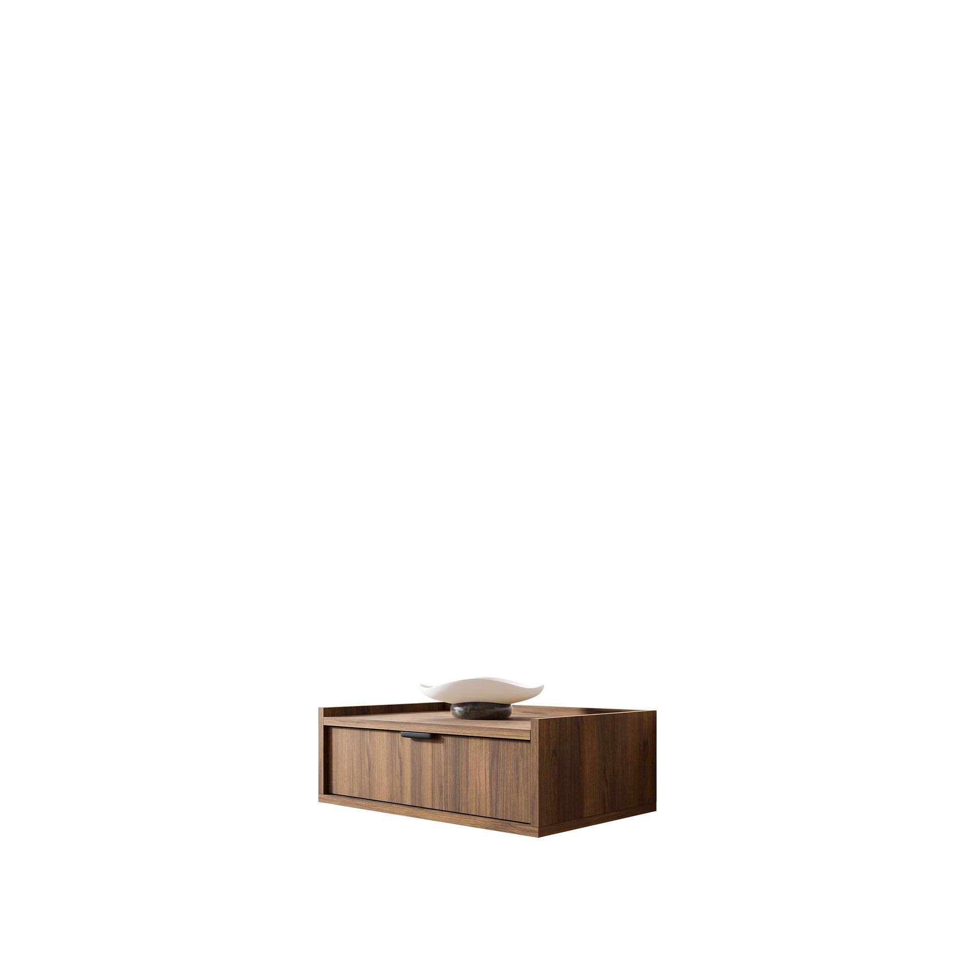 Rolden sängbord 40x22 cm - Valnöt