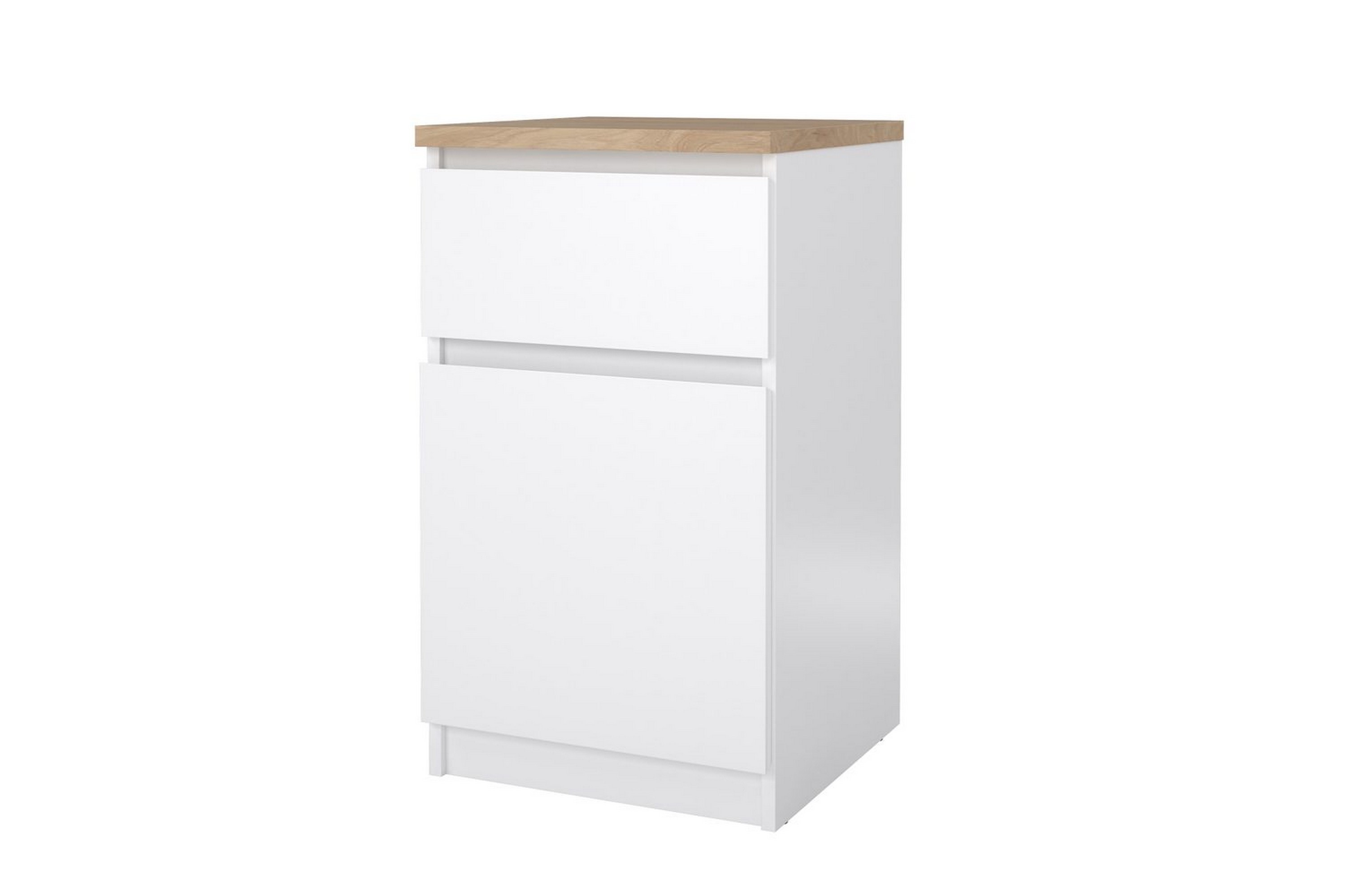 Salomns Sängbord 40 cm Vit