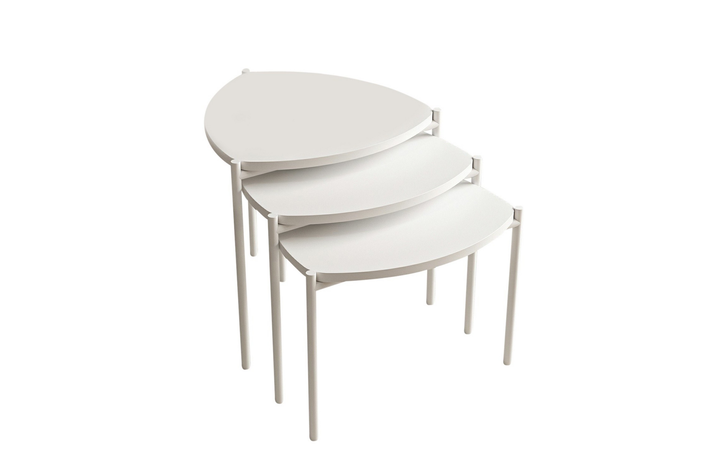 satsbord lenny - vit