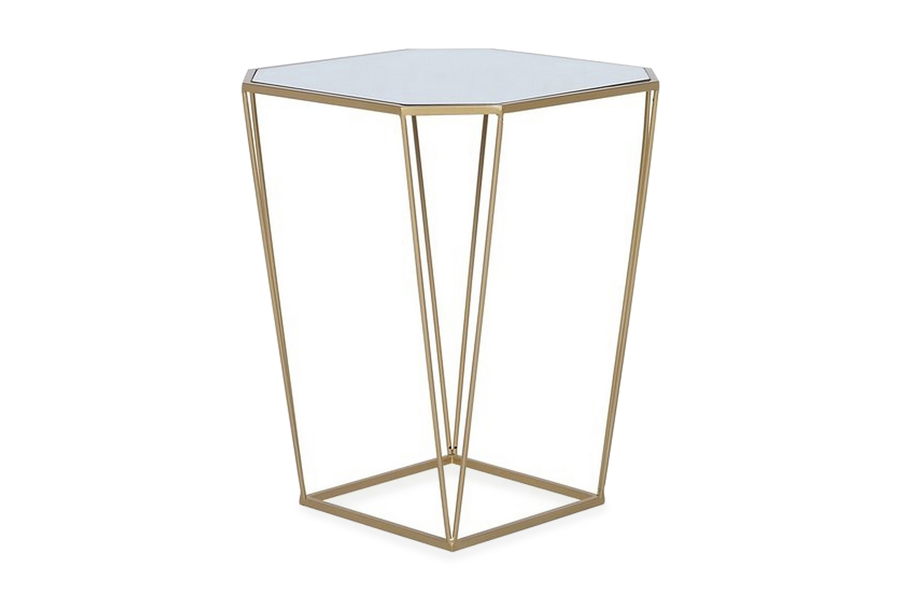 Sidobord 2 St Sierra 45\35 cm Guld