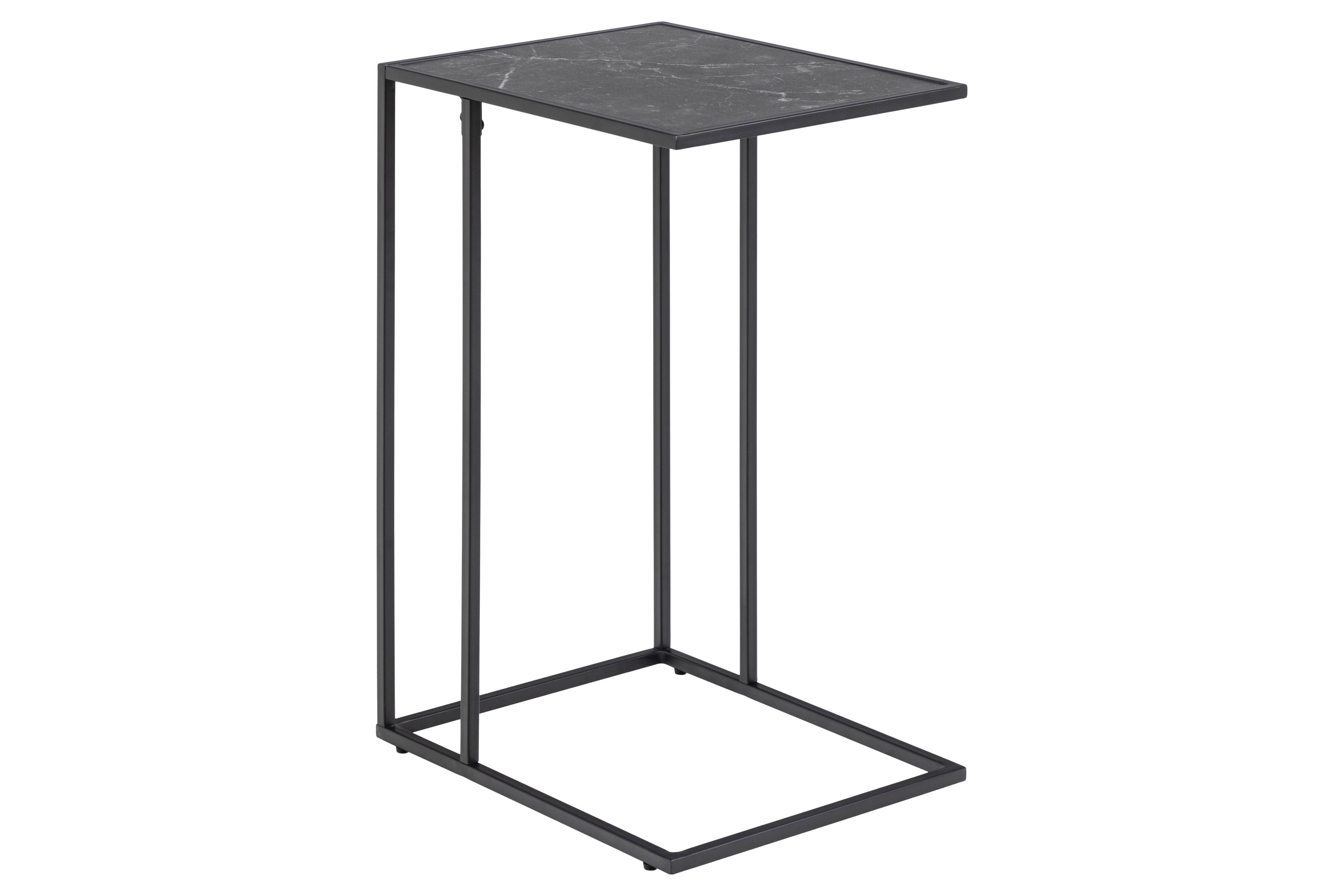 Sidobord Boonanaring 43x43 cm Svart