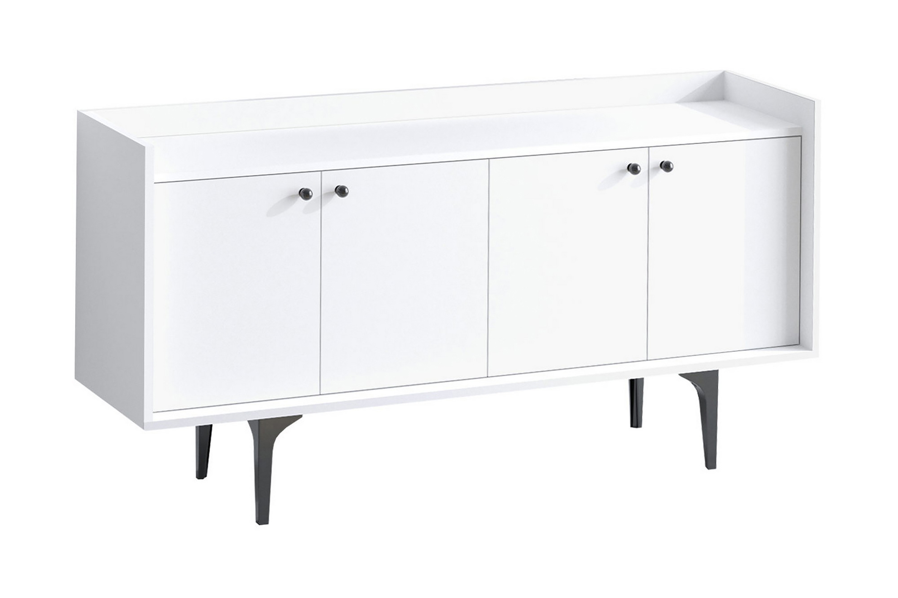 Sidobord Urgby 150x80 cm Vit