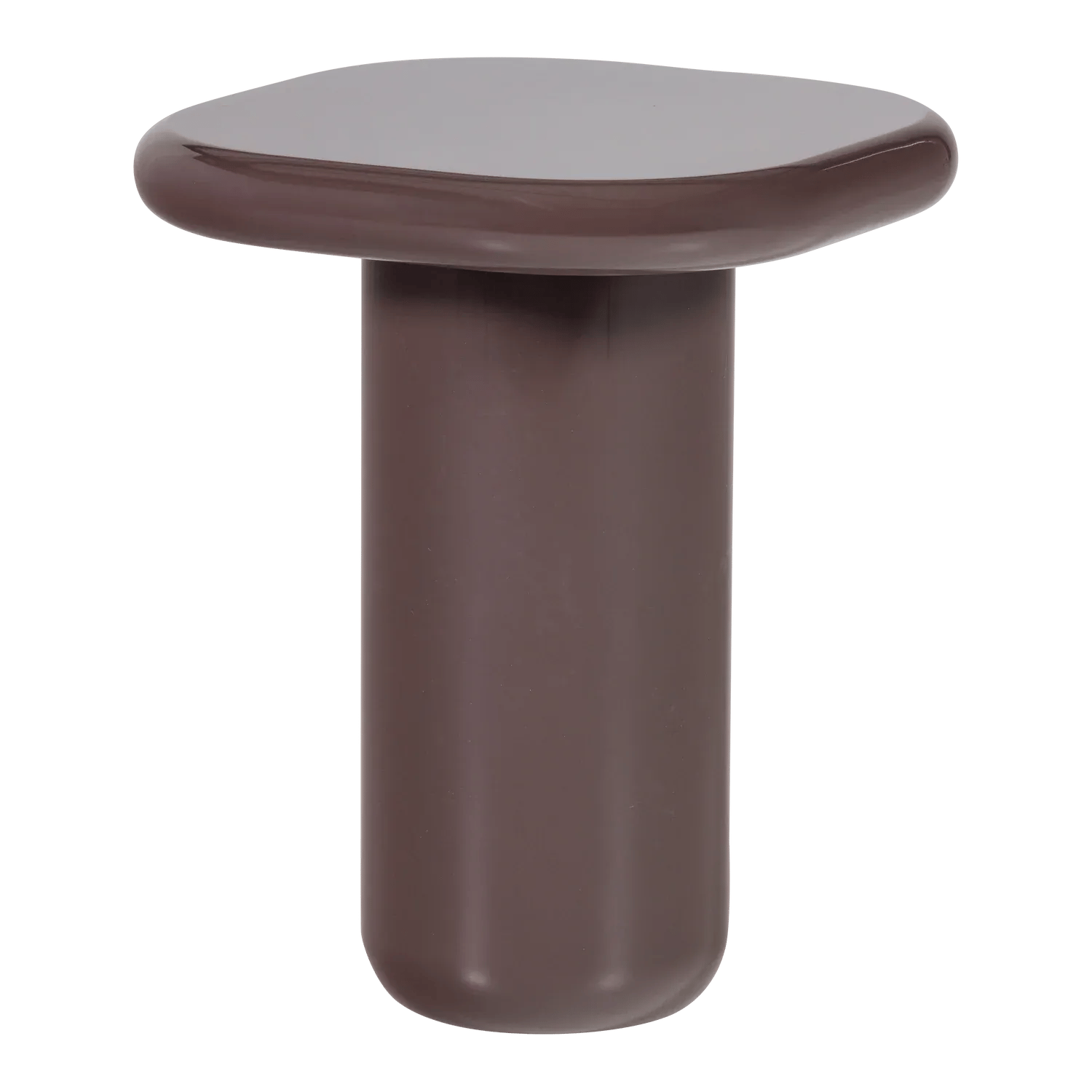 Sidobord Zava 50 cm - Mörkbrun