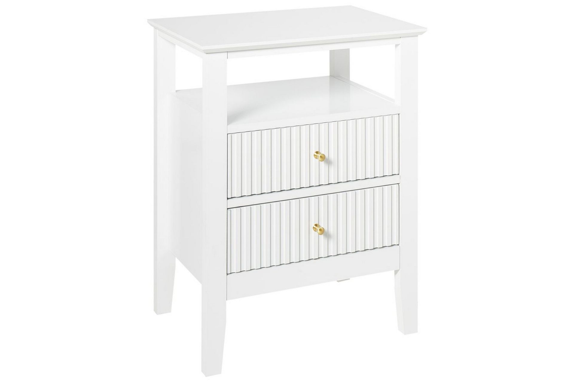 S&auml;ngbord Assisi med 2 f&ouml;rvaringsl&aring;da -