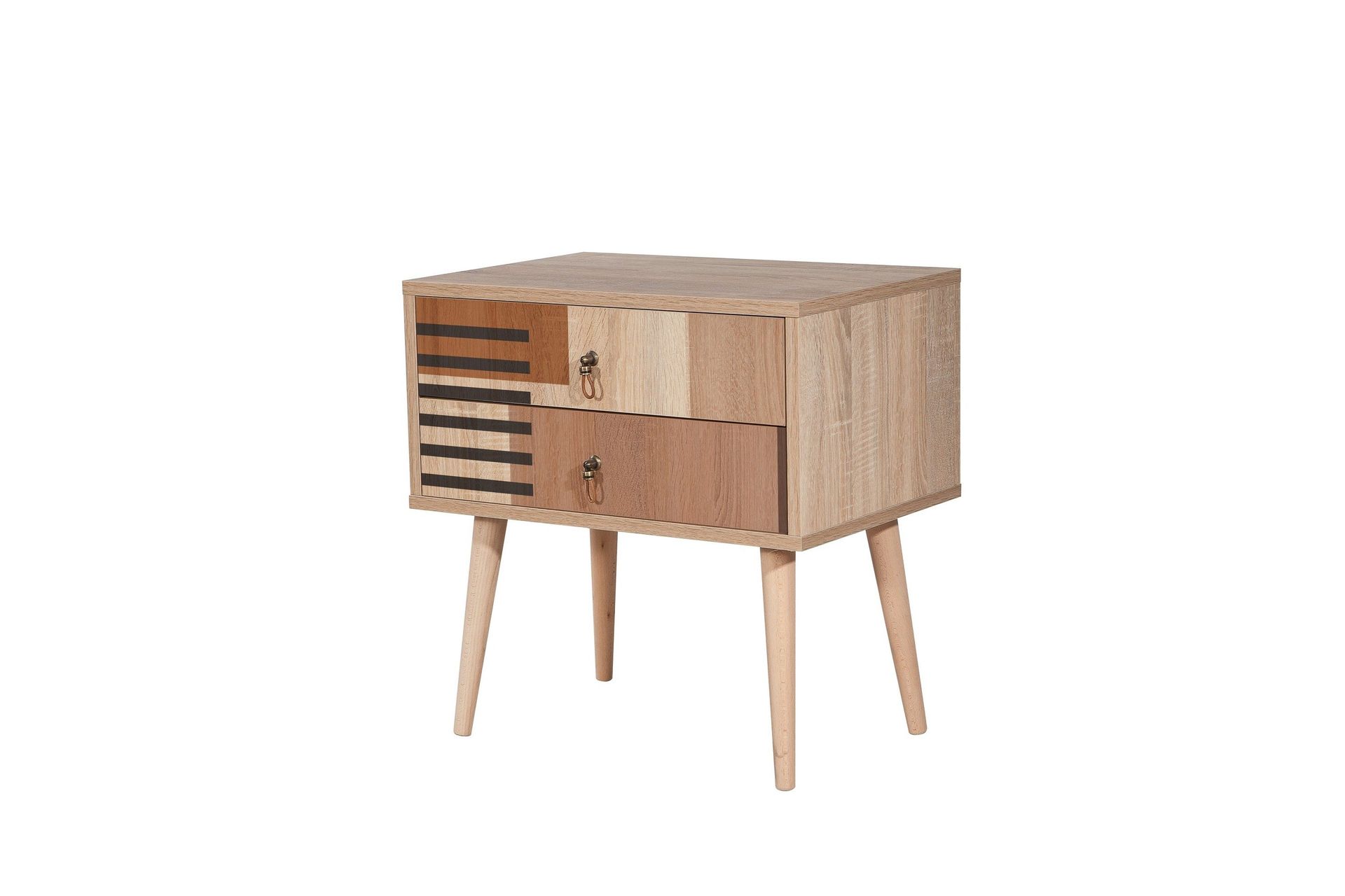 Bertoaria Sängbord 60x40 cm Brun - Hanah Home