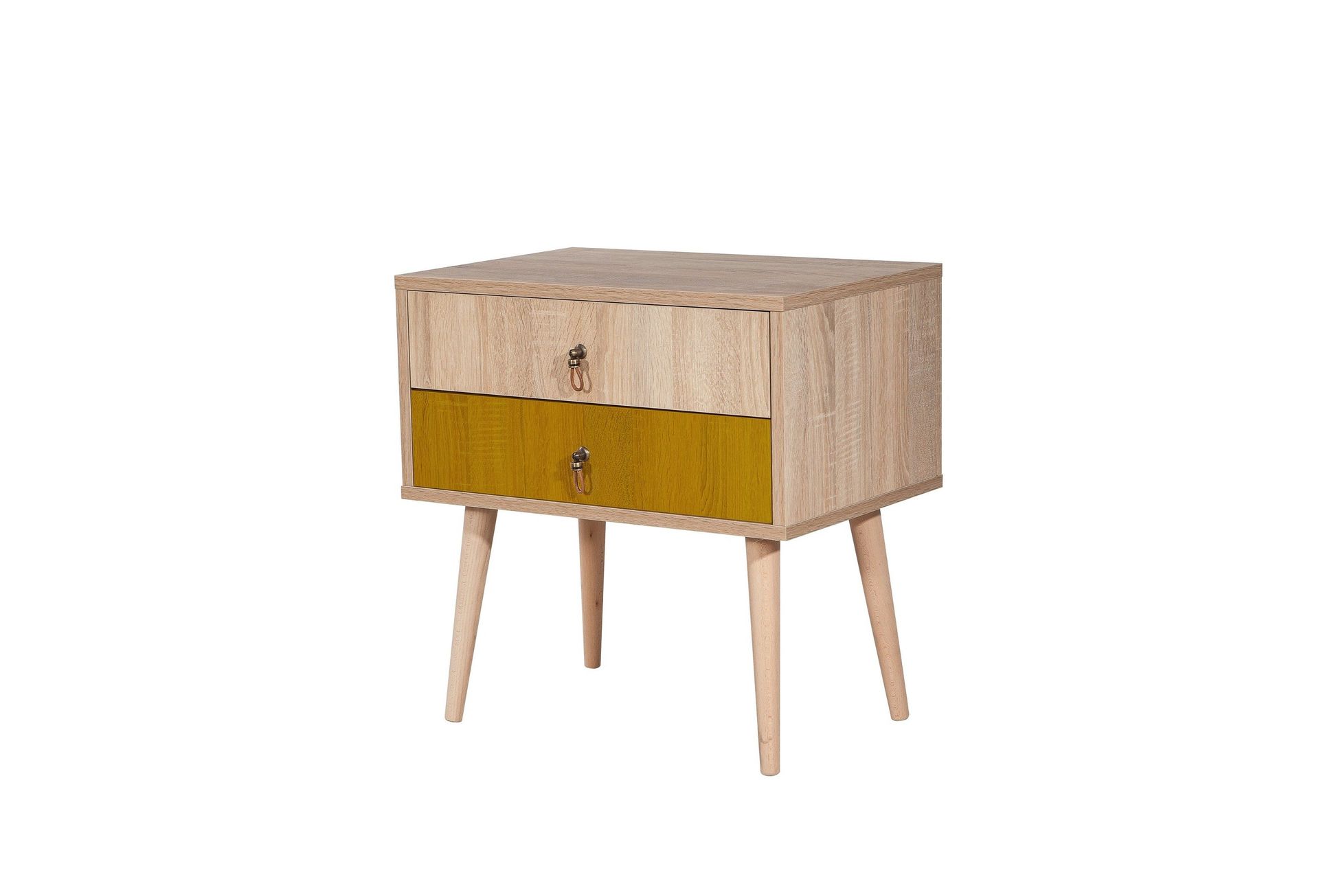 Bertoaria Sängbord 60x40 cm Brun - Hanah Home