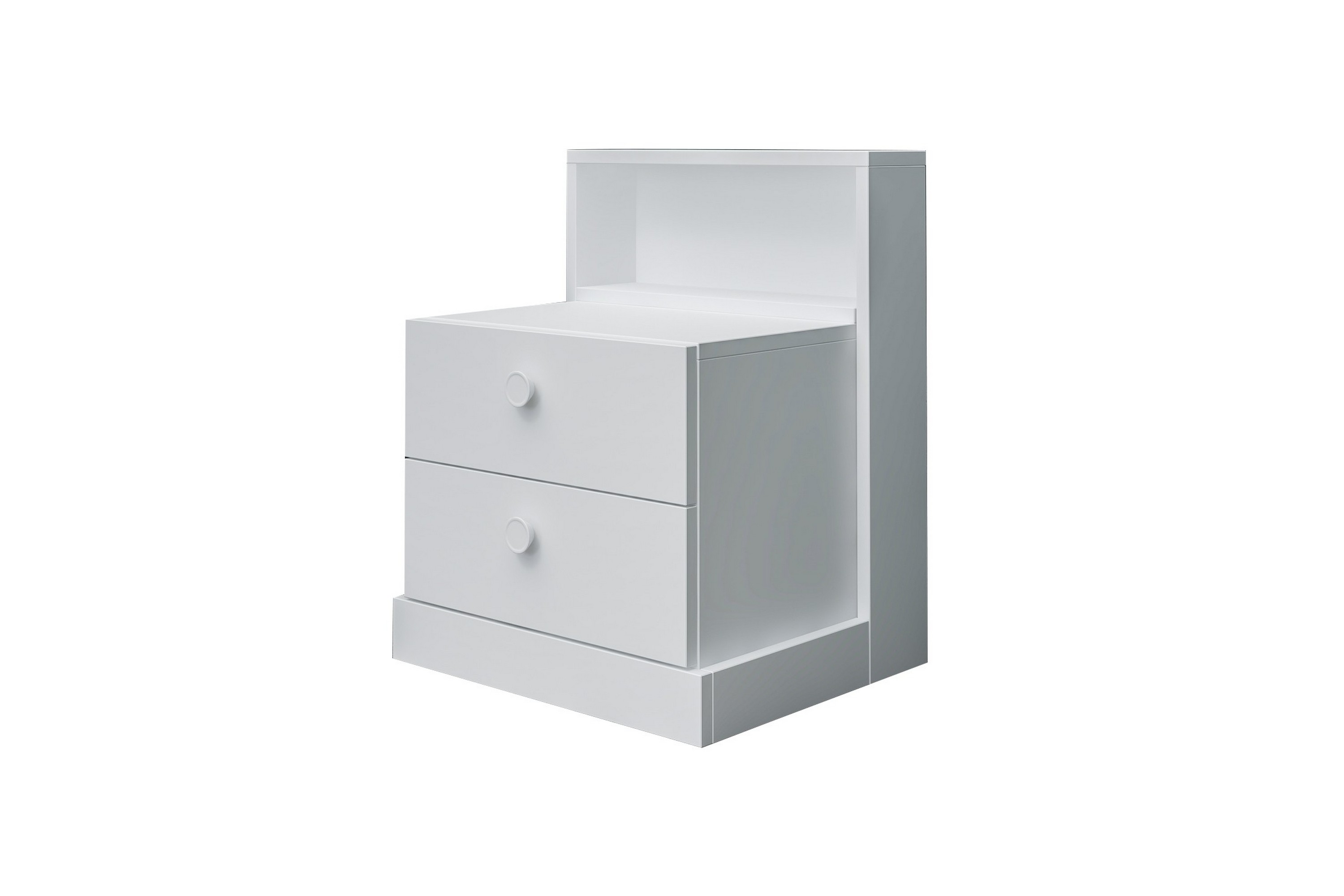 Sängbord Cabbot 49 cm Vit