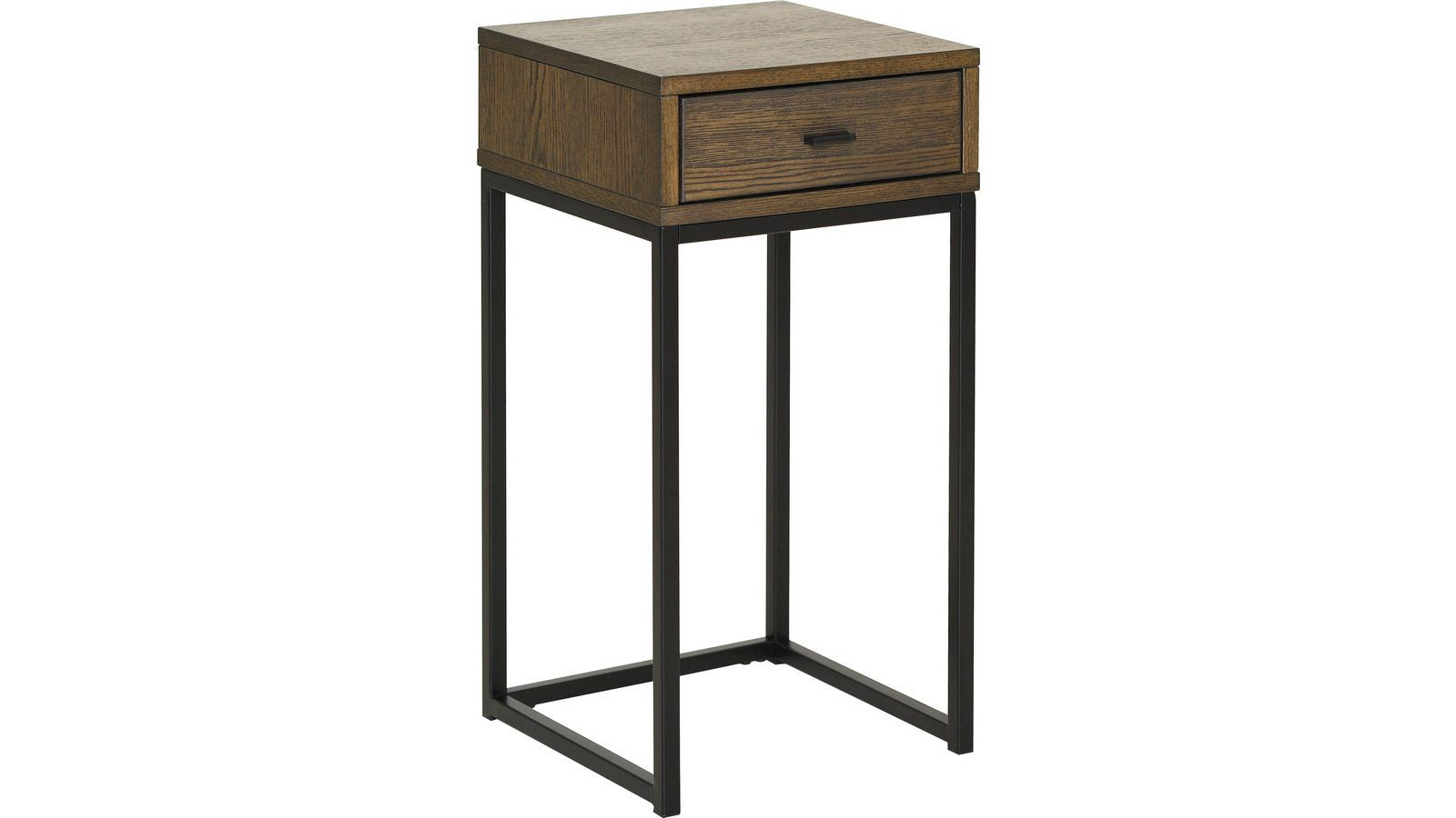 Sängbord Eiknor 60 cm - Brunlackad ek