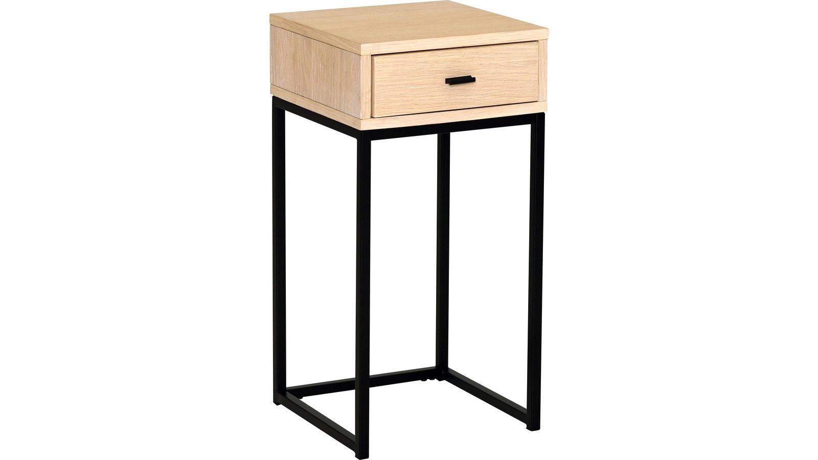 Sängbord Eiknor 60 cm - Vitpigmenterad ek