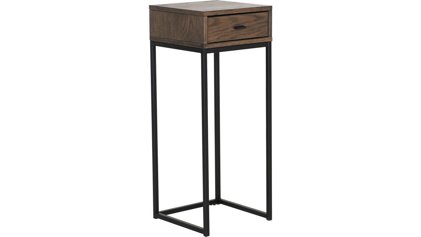 Sängbord Eiknor 75 cm - Brunlackad ek