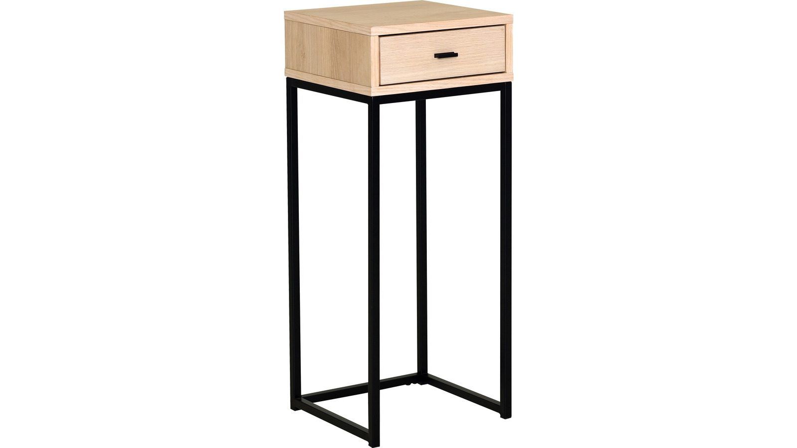 Sängbord Eiknor 75 cm - Vitpigmenterad ek