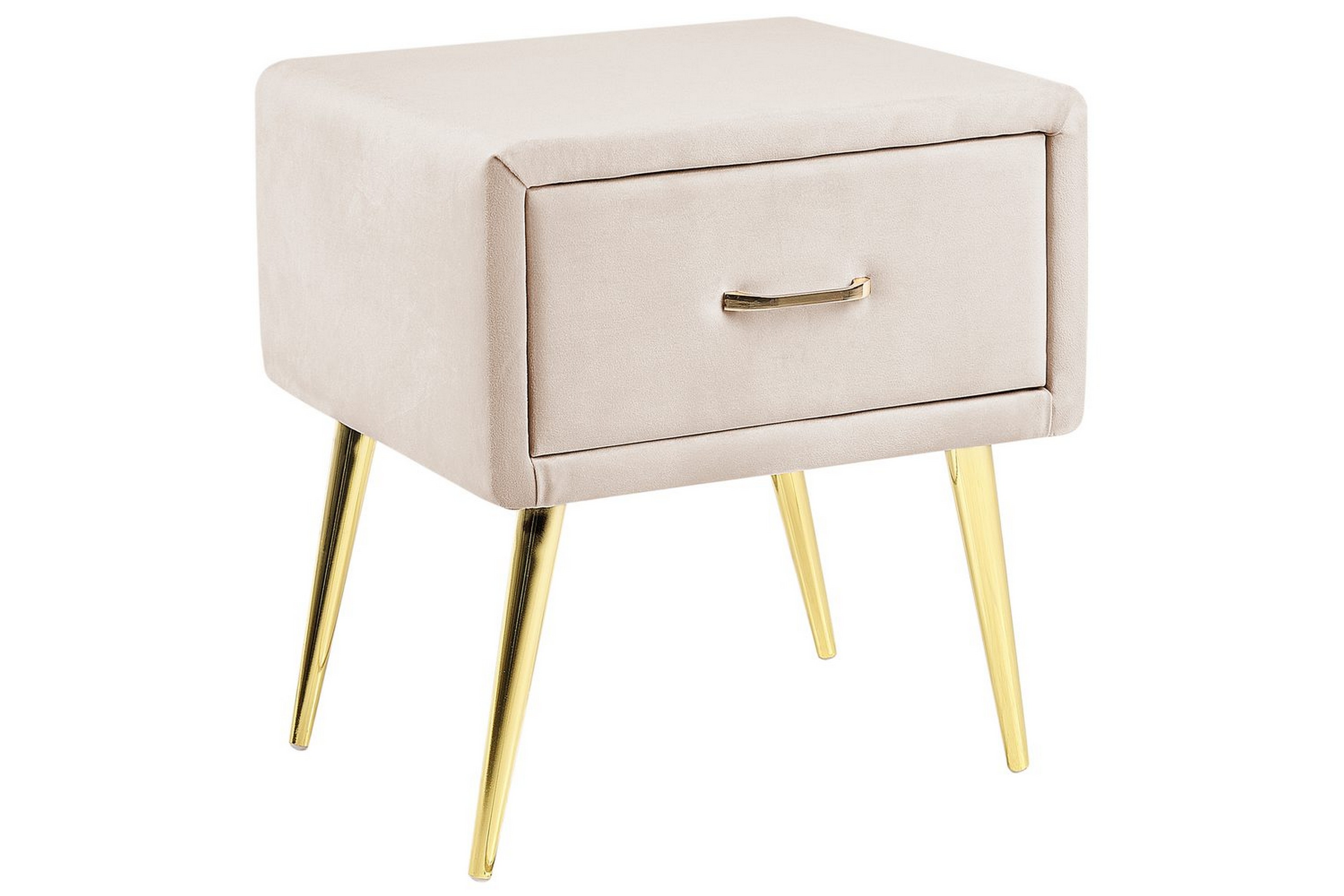 Sängbord Flayat Beige, guld, roséguld Beige, guld, roséguld