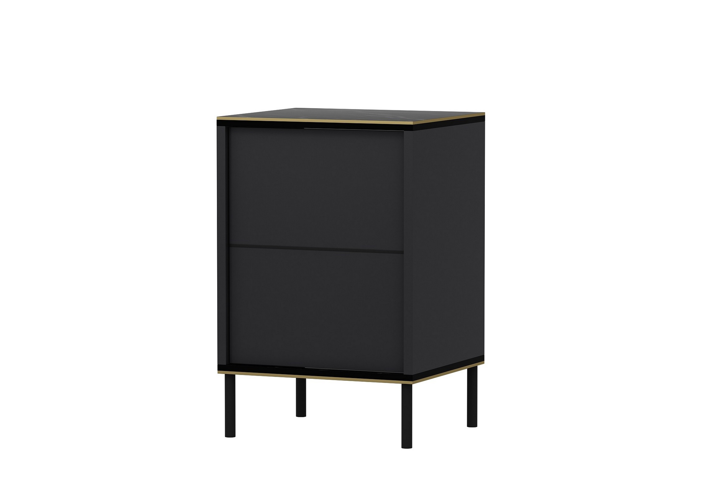 Sängbord Imaj 40x35 cm Antracit Hanah Home