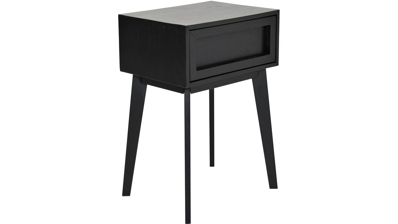 Sängbord Korsen - Svartlackad ek