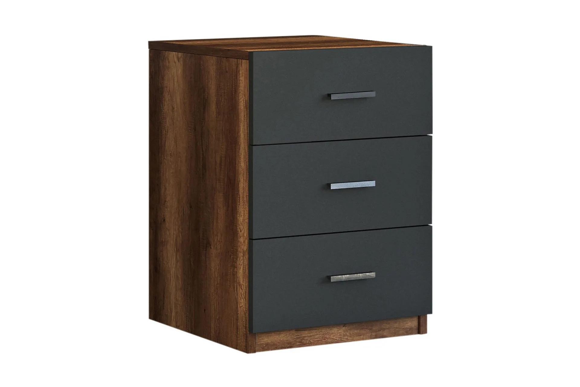 Barrock S&auml;ngbord 45 cm - Teak/Antracit