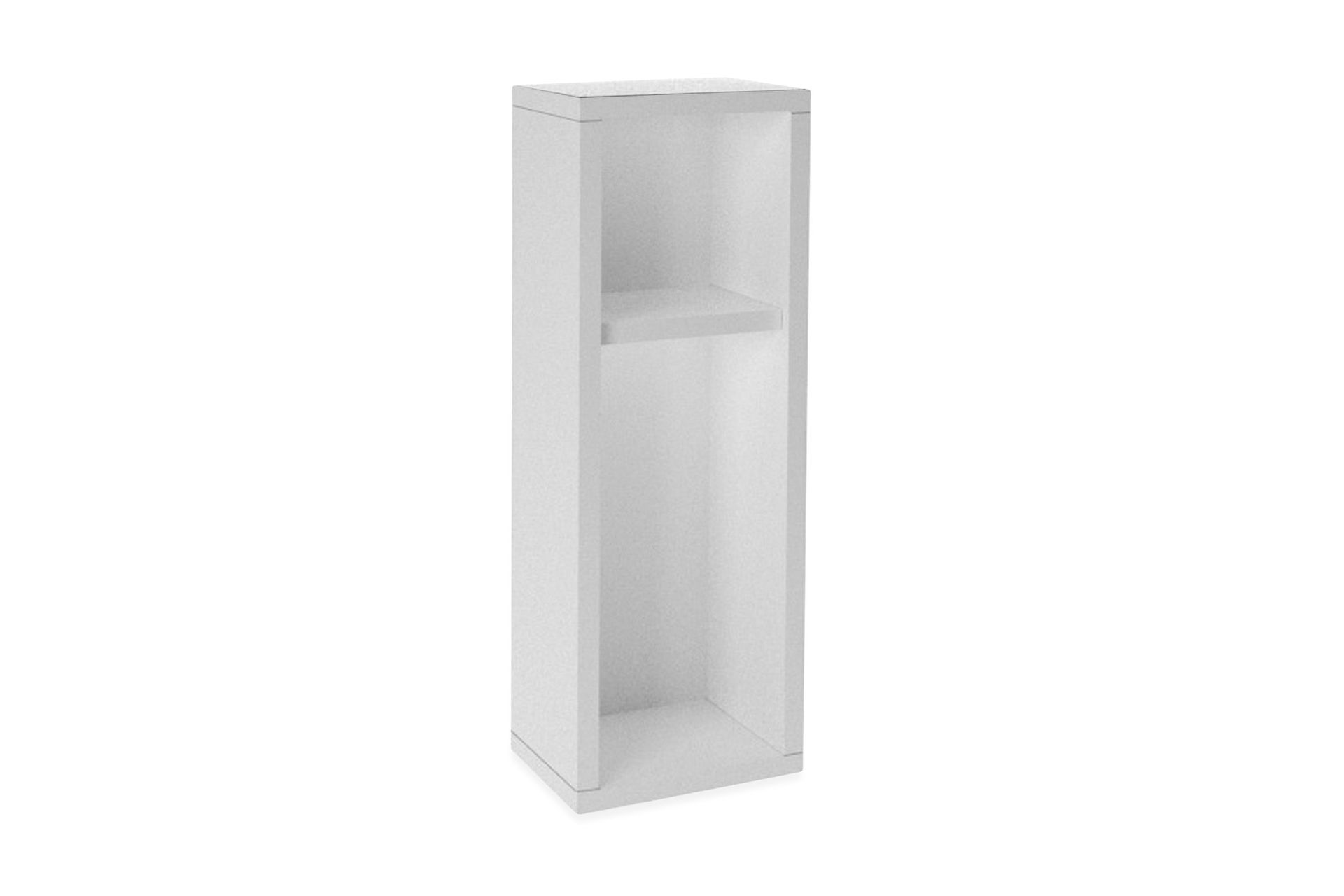 Myrvallen S&auml;ngbord 15 cm med F&ouml;rvaring 2 Hyllor - Vit