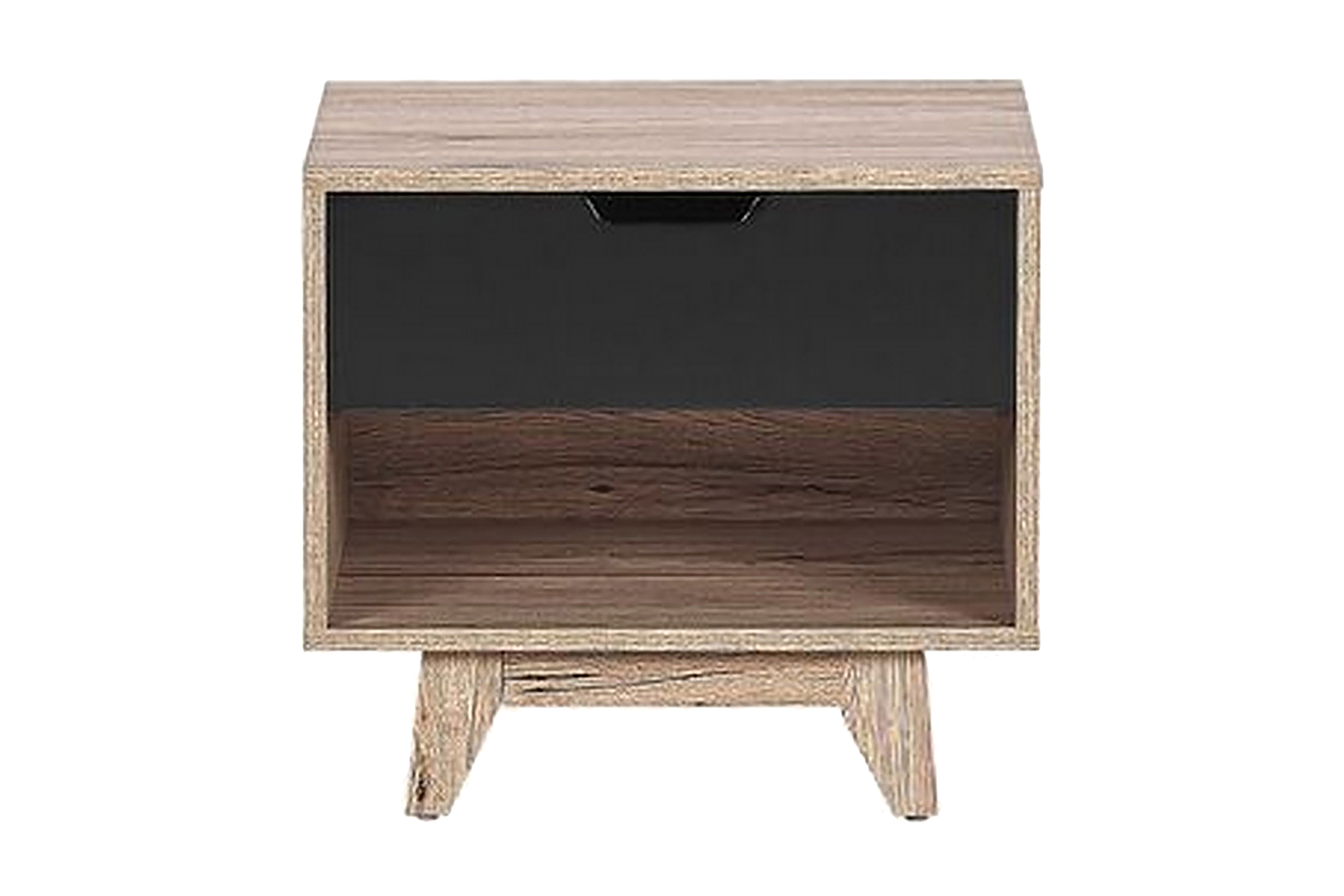Soffbord Gerilyn 50 cm Svart/Ljust Trä