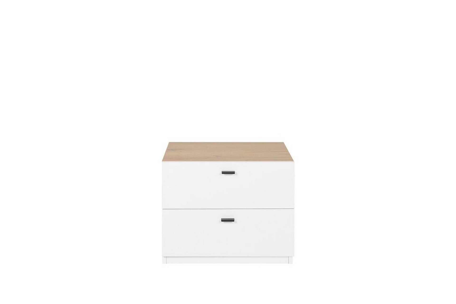 Soffbord vit/ljus tr&auml;f&auml;rg EDISON - Vit