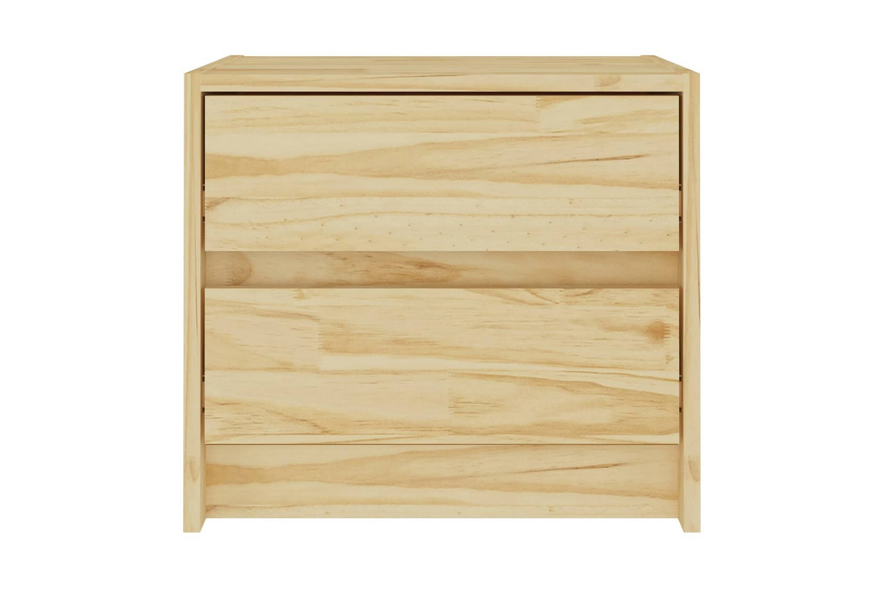 Sängbord 40x30,5x35,5 cm massiv furu - Brun