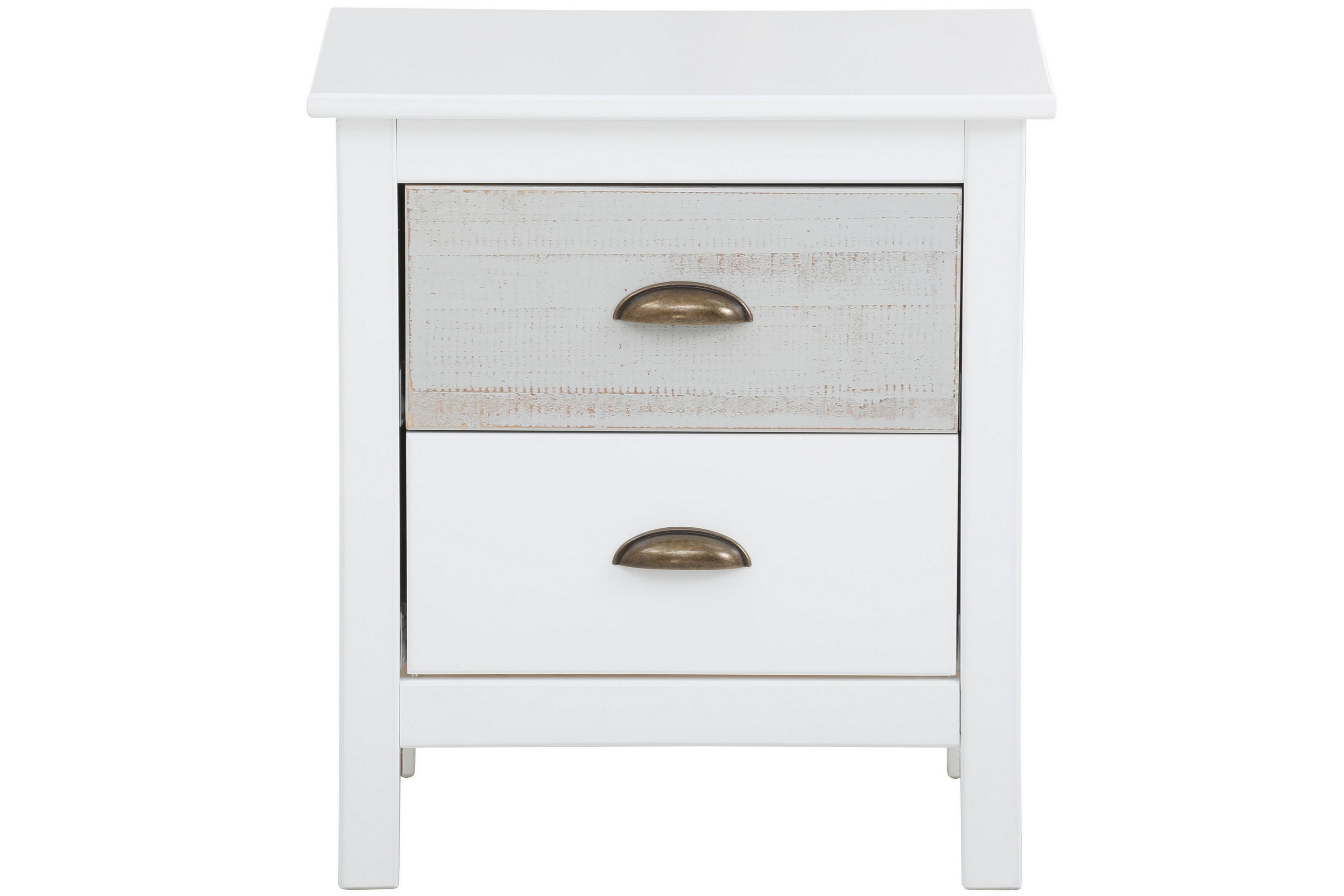 Sängbord Ashmore 120 cm Vit/Ljusgrå