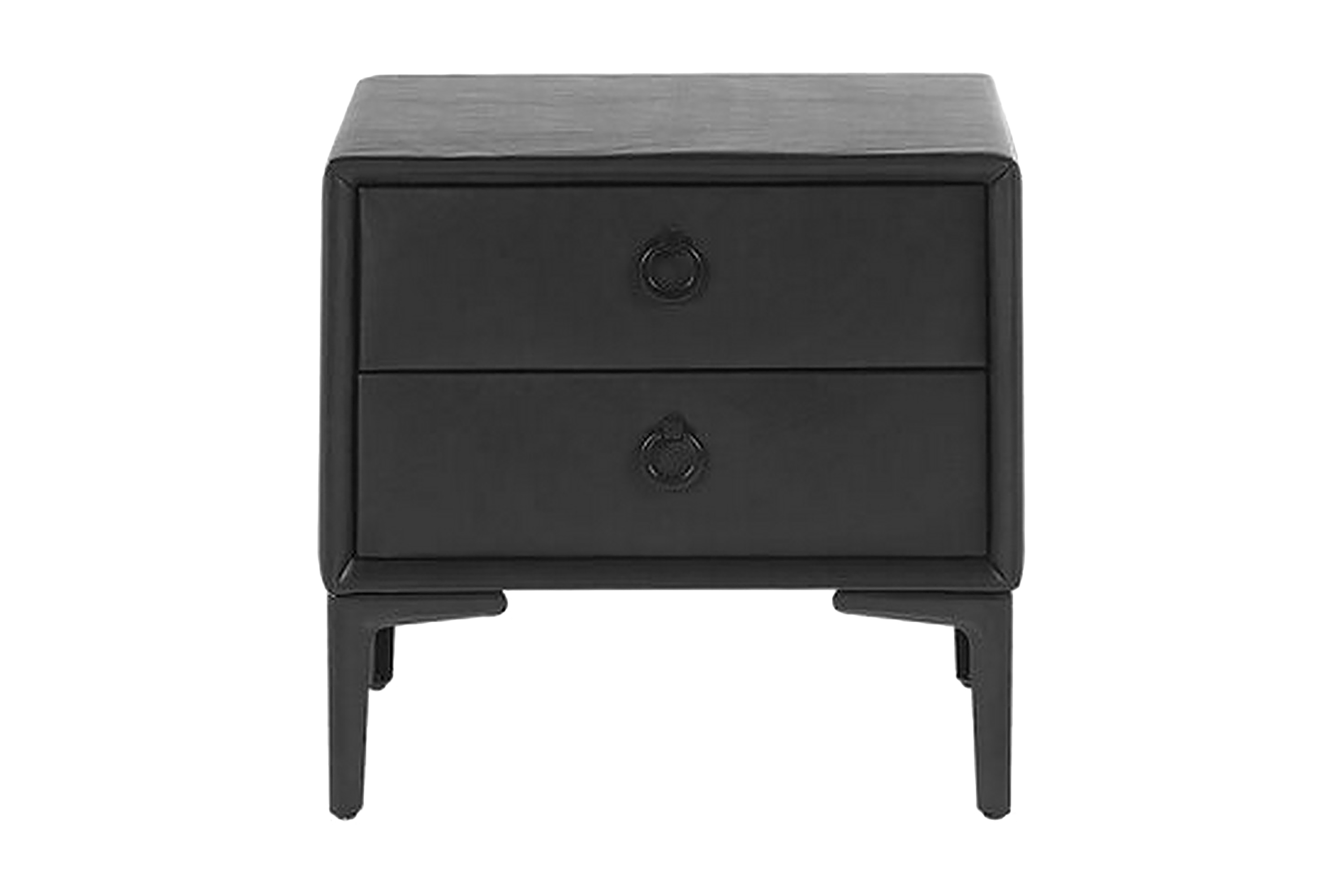 Sängbord Barbonne 44 cm Konstläder/Svart