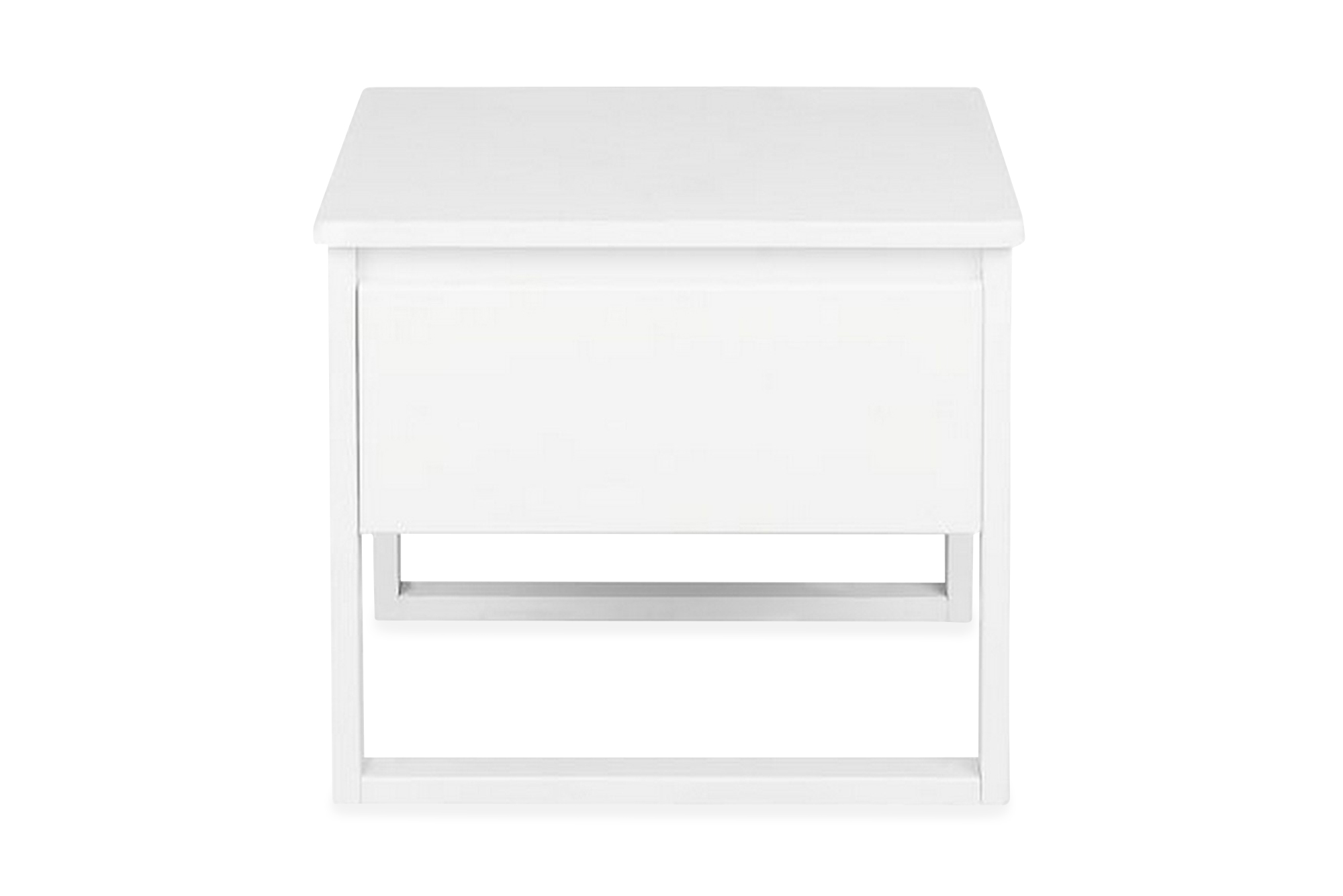 sängbord giulia 50 cm - vit