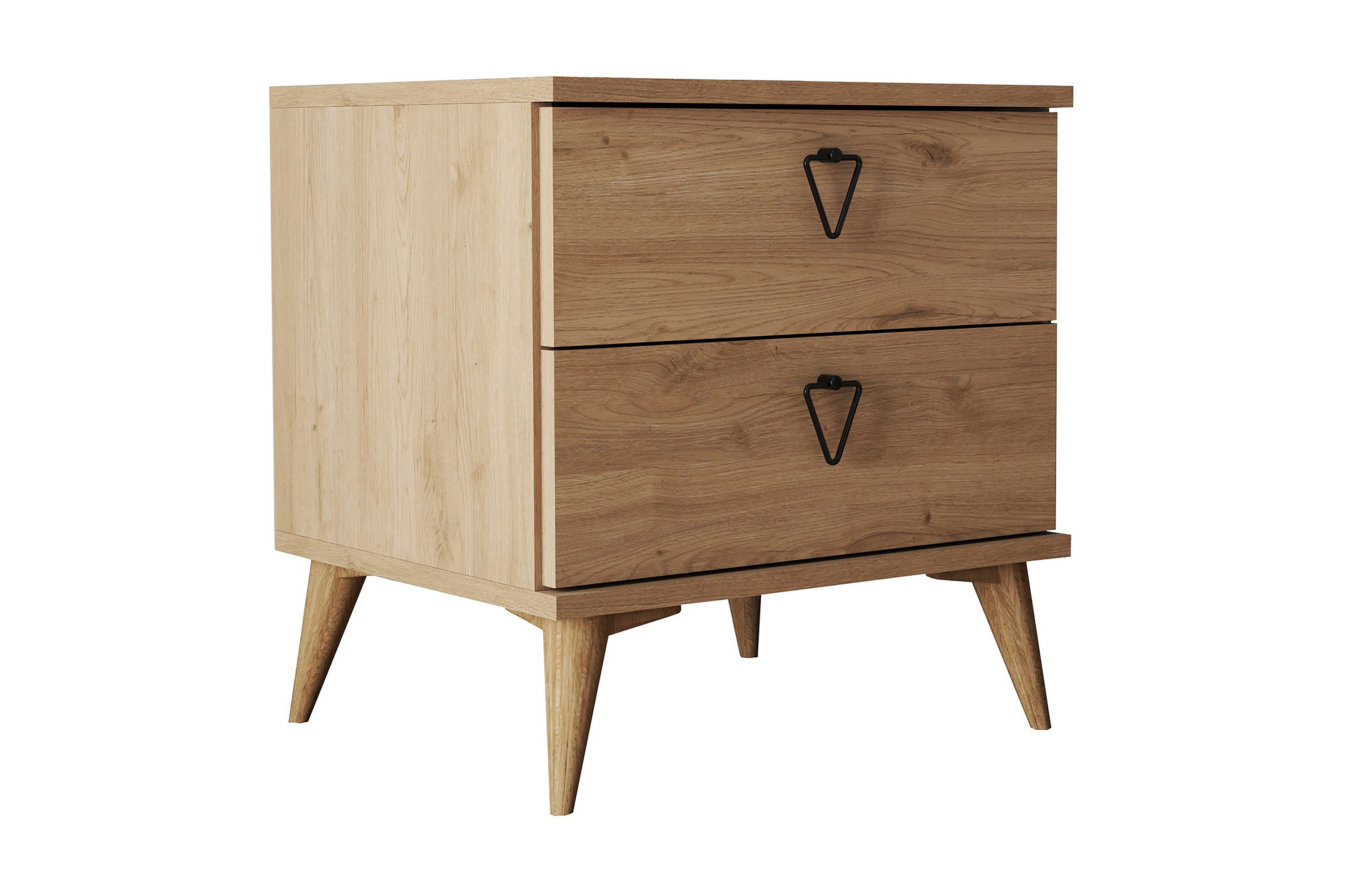 Sängbord Heerle 52 cm Vit
