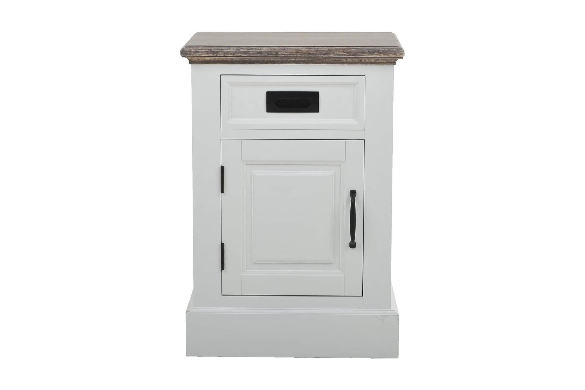 Verdell S&auml;ngbord 46 med F&ouml;rvaring L&aring;da + Sk&aring;p - Vit