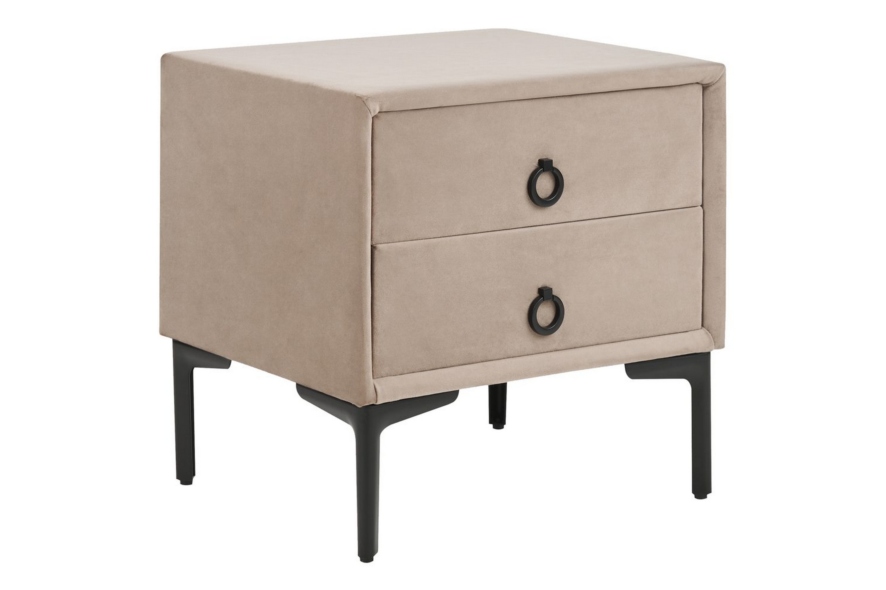 Sängbord Sezanne Beige, gråsvart Beige, gråsvart