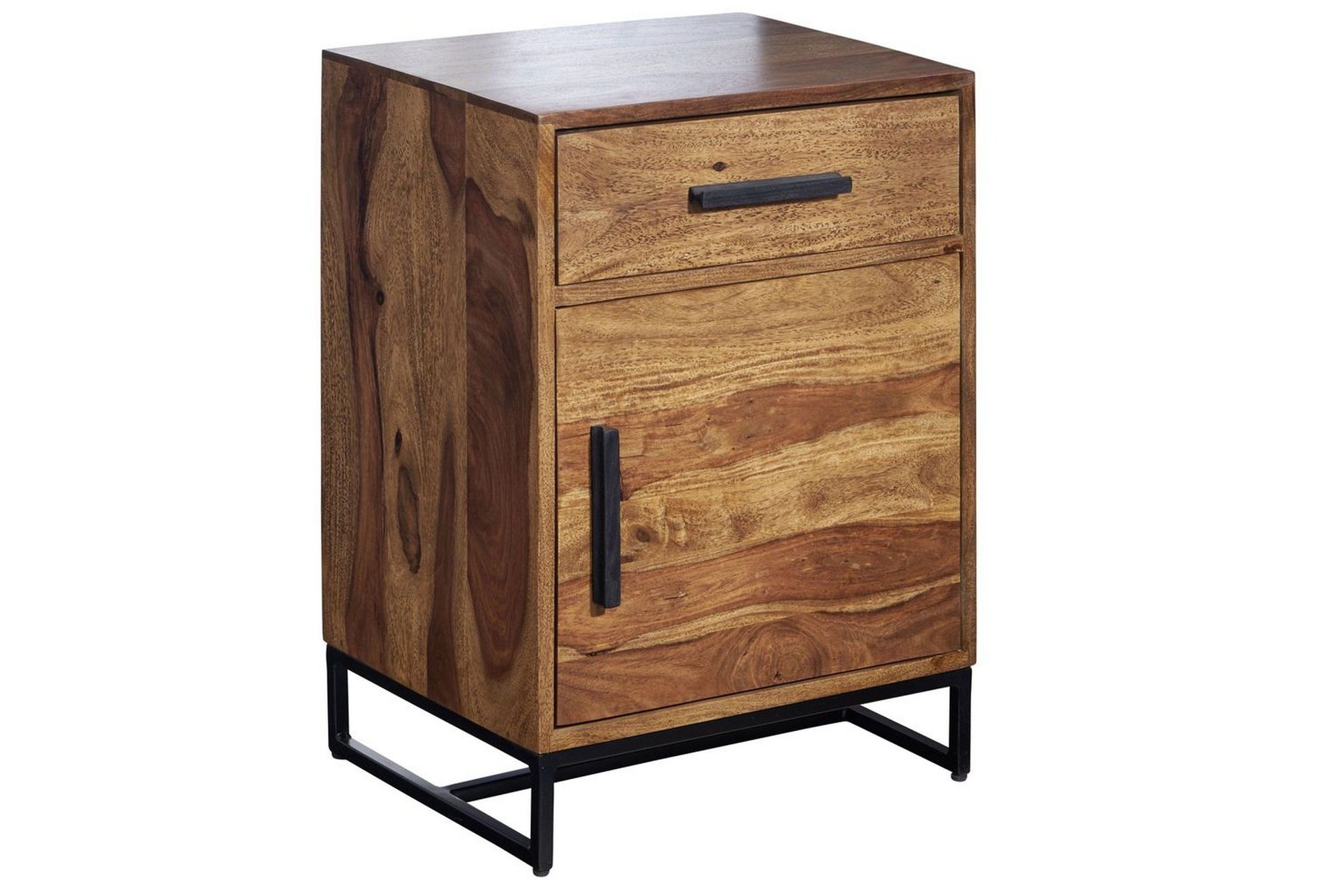 S&auml;ngbord Wohnling Massivt tr&auml; f&ouml;r kontinentals&auml;ngar med 3 l&aring;dor 1 d&ouml;rr lantlig stil -