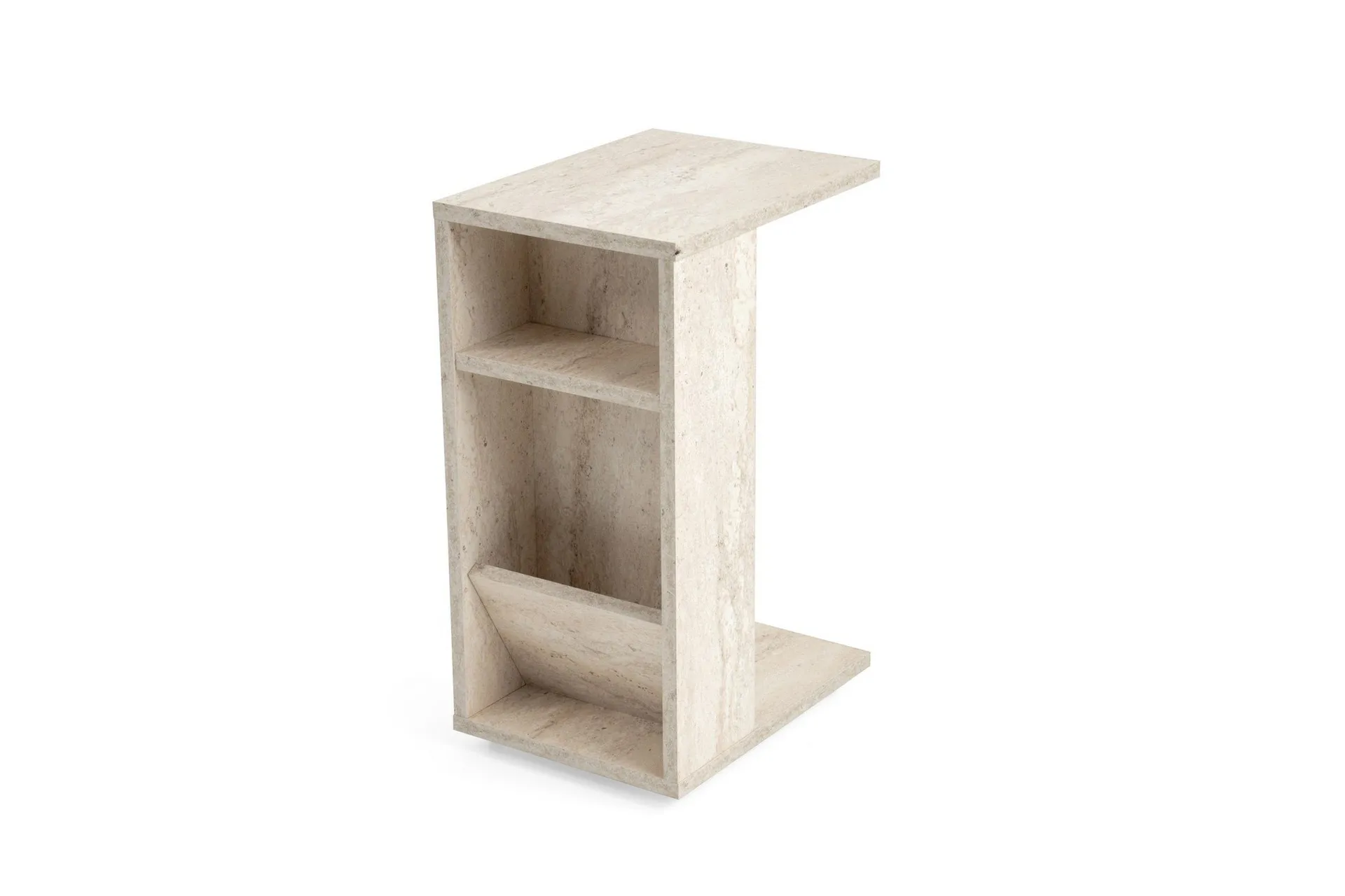 Tekel Sidobord 30 cm - Marmor