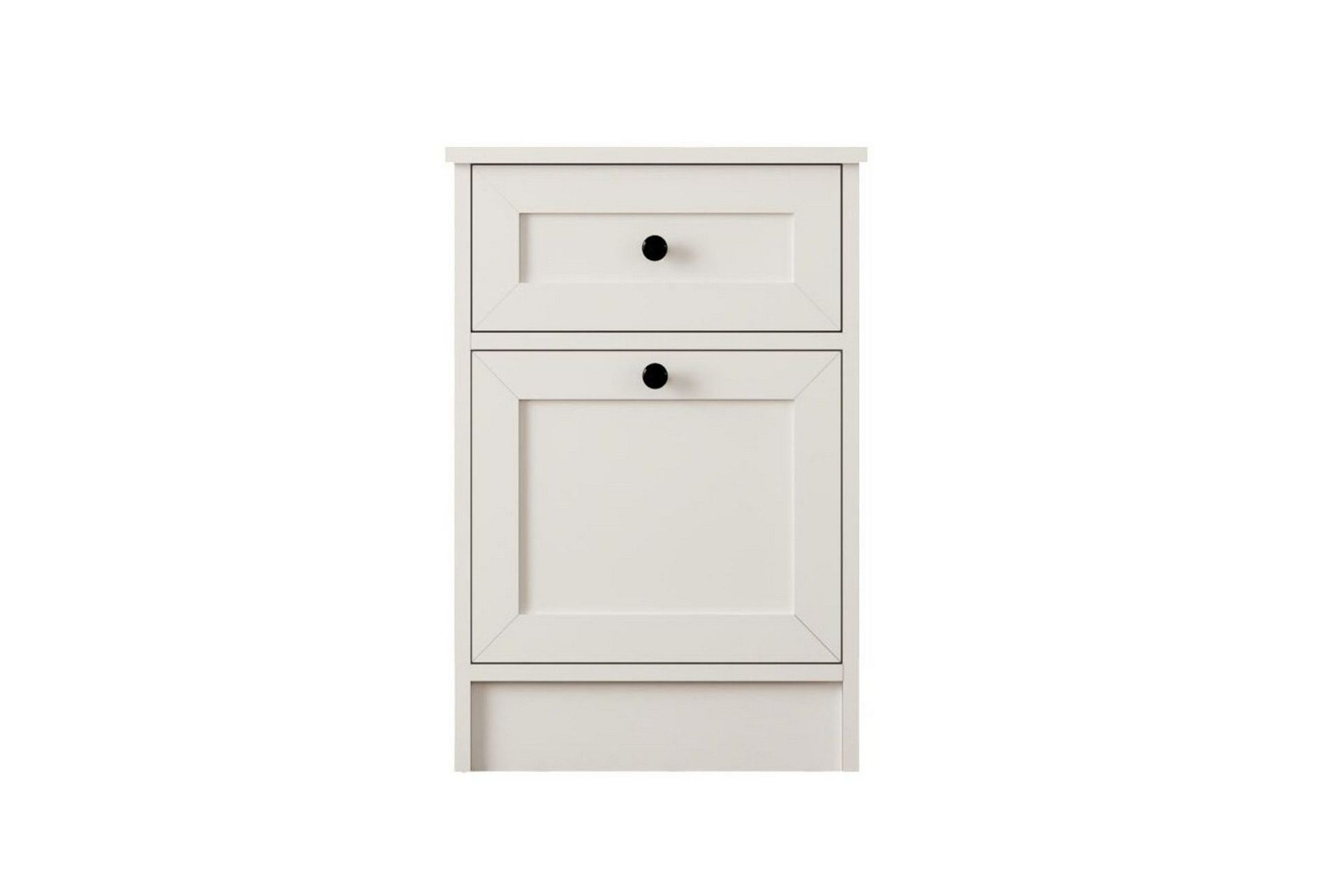 Varion Sängbord 45 cm - Matt Vit