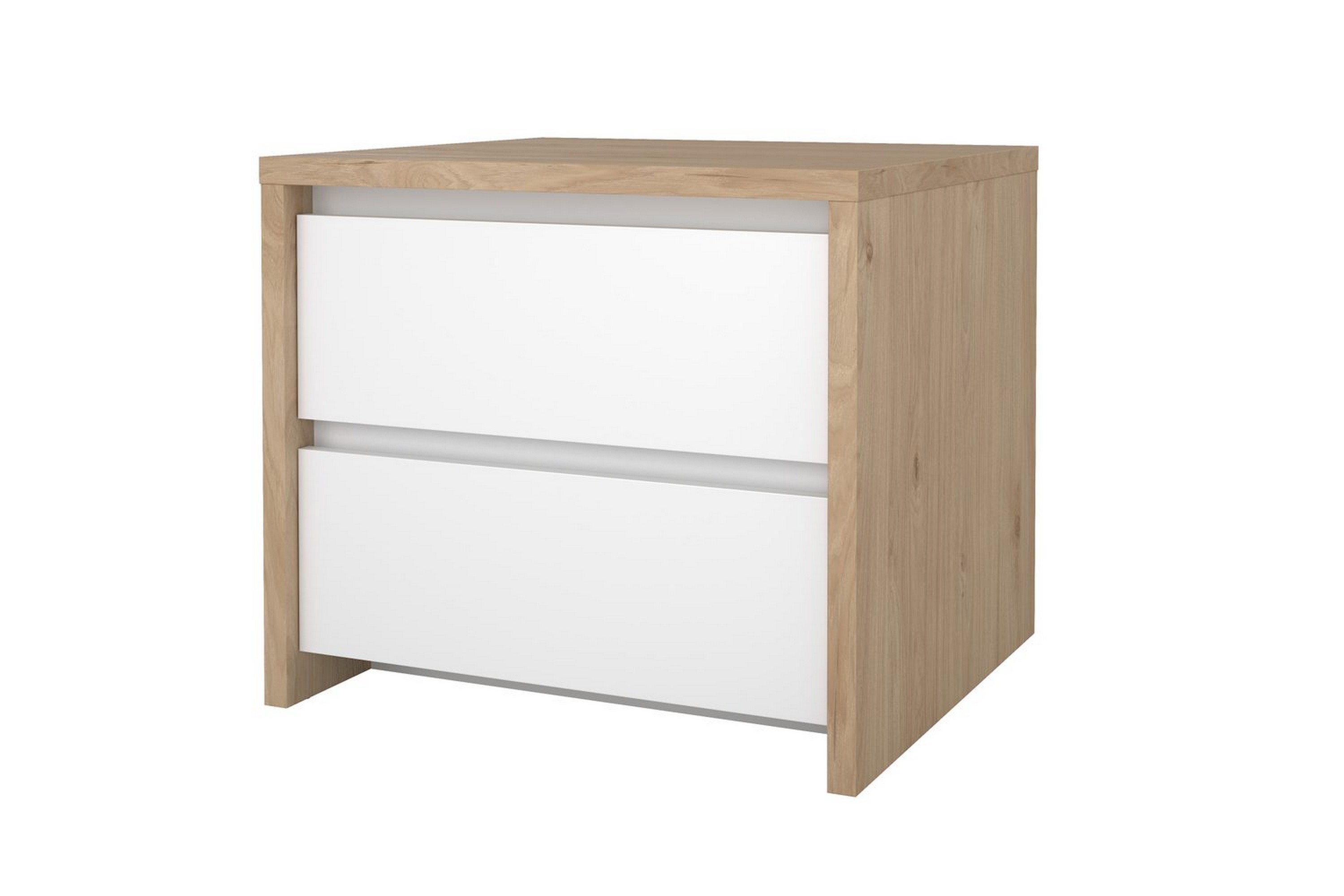 varun sängbord 52 cm - vit