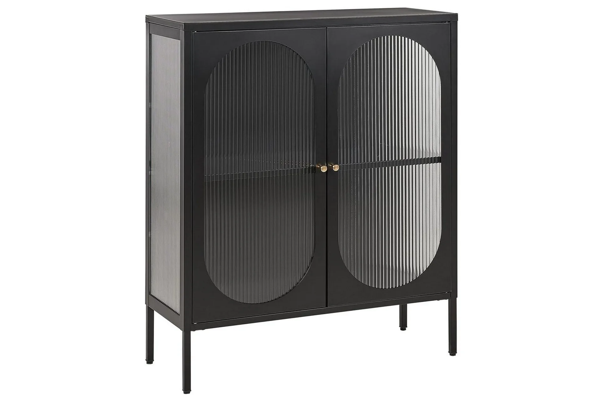 Vitrinsk&aring;p Sarre Svart, guld - Svart, guld