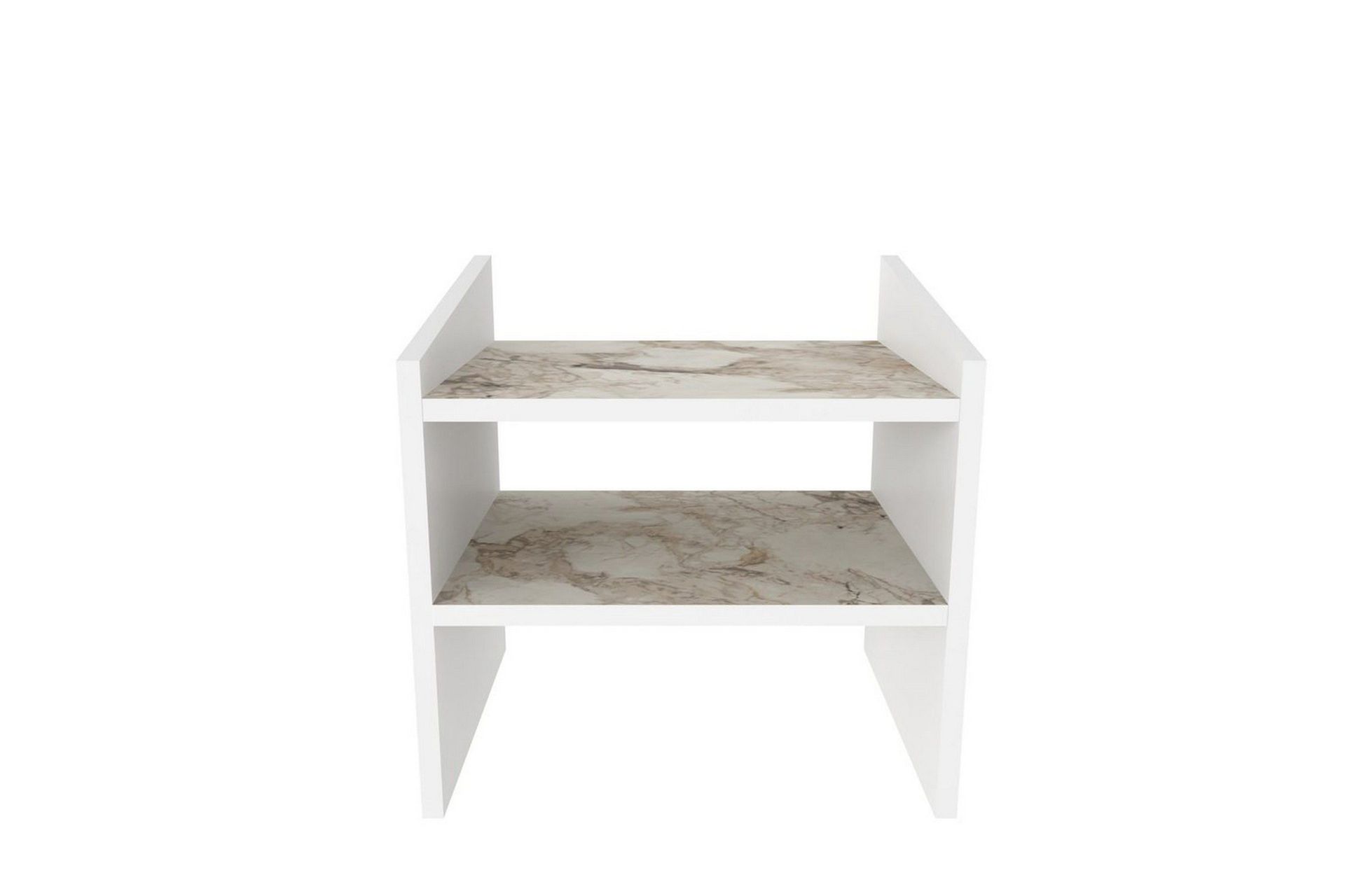Zalric Sängbord 45 cm - Vit