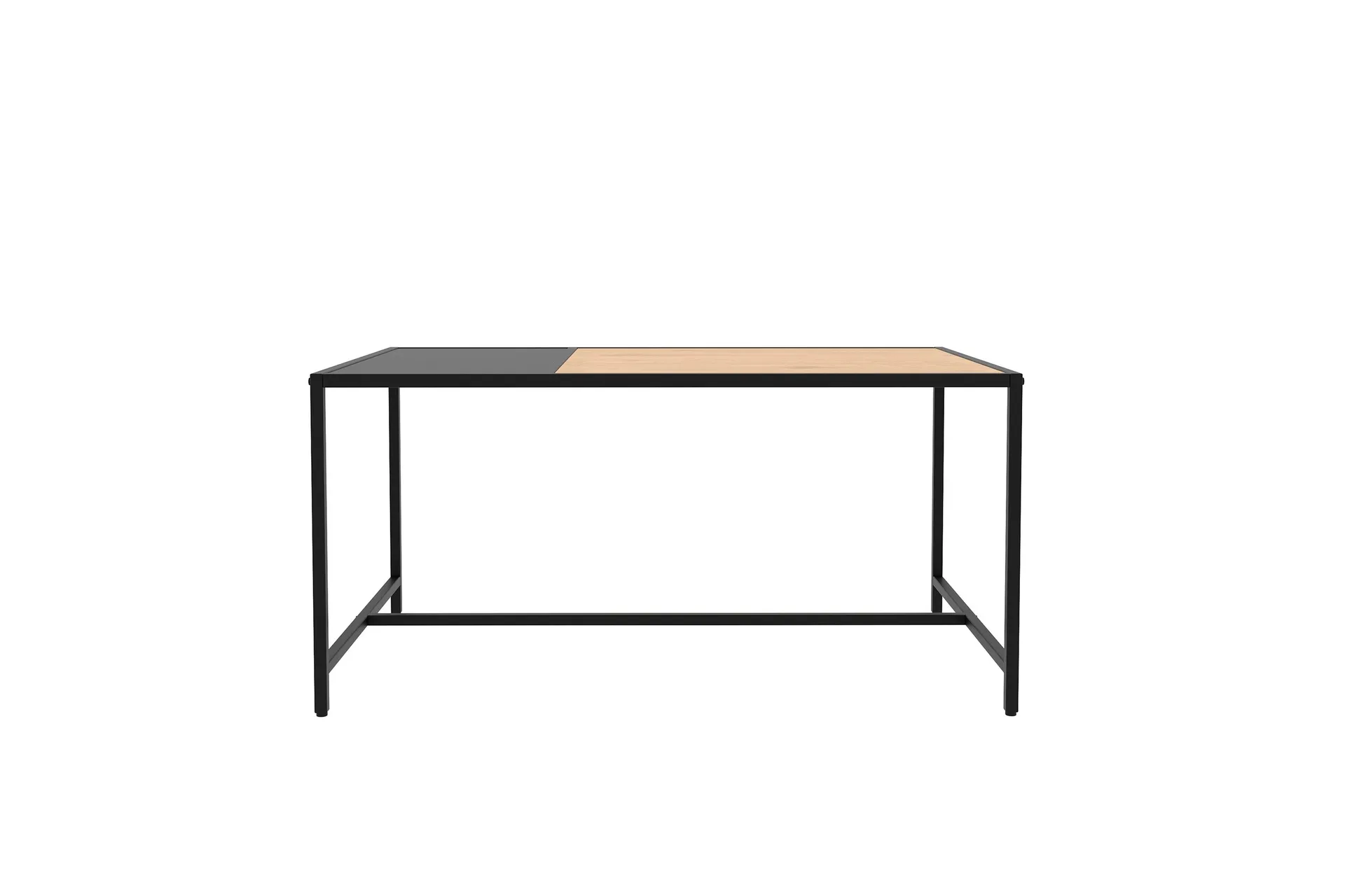 azzuro soffbord 100 cm - svart/beige