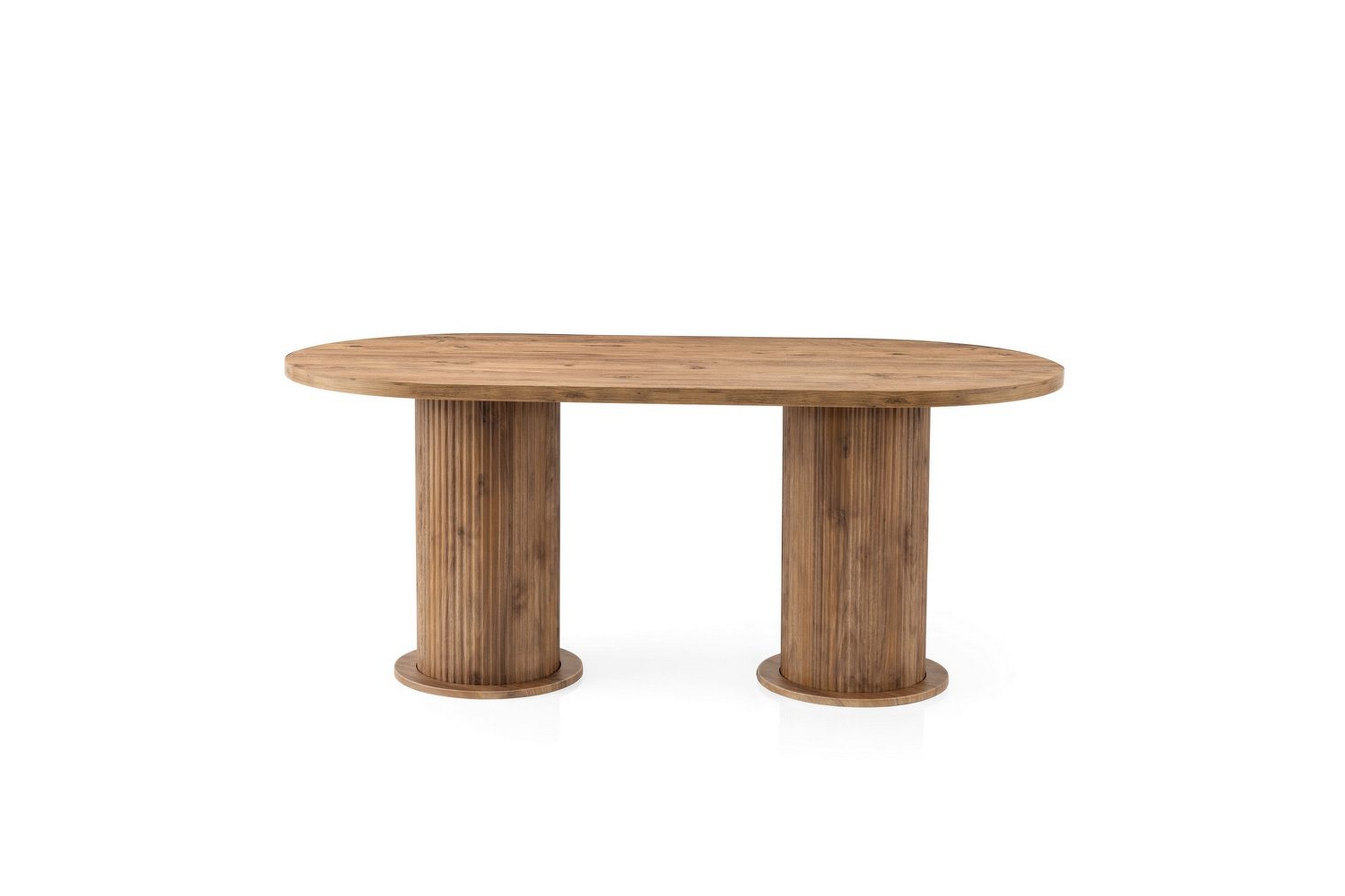 babilas matbord 180 cm oval - valnöt