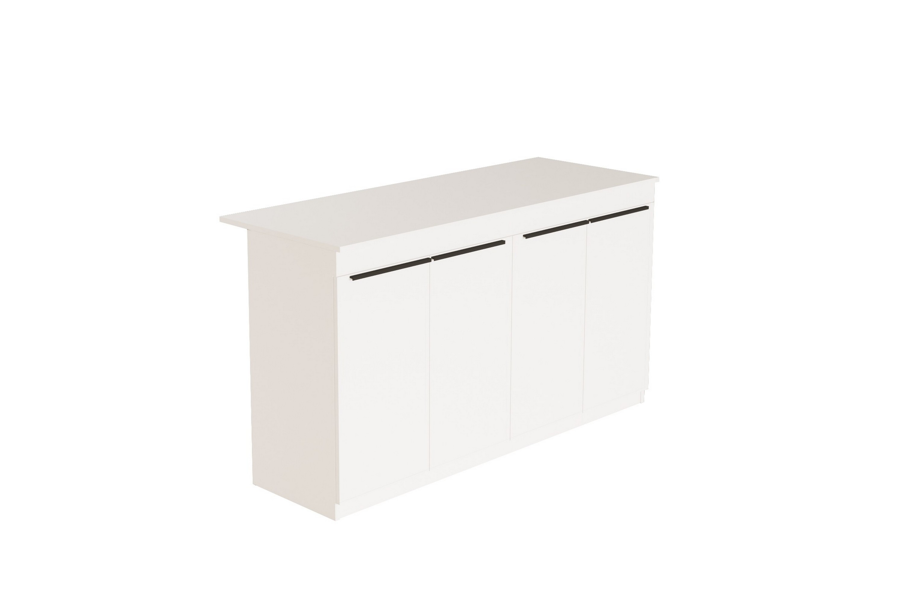 Barbord Erline 160 cm Vit