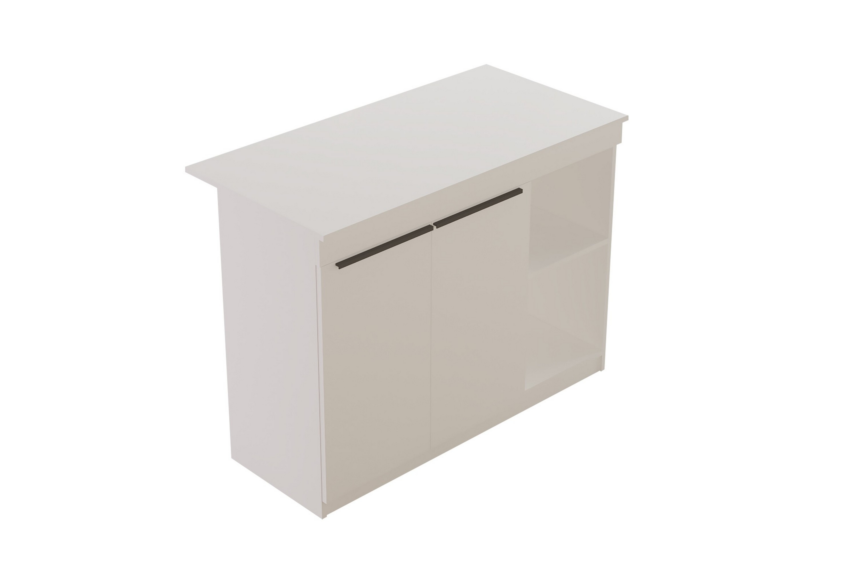 Barbord Ermanno 120 cm Vit