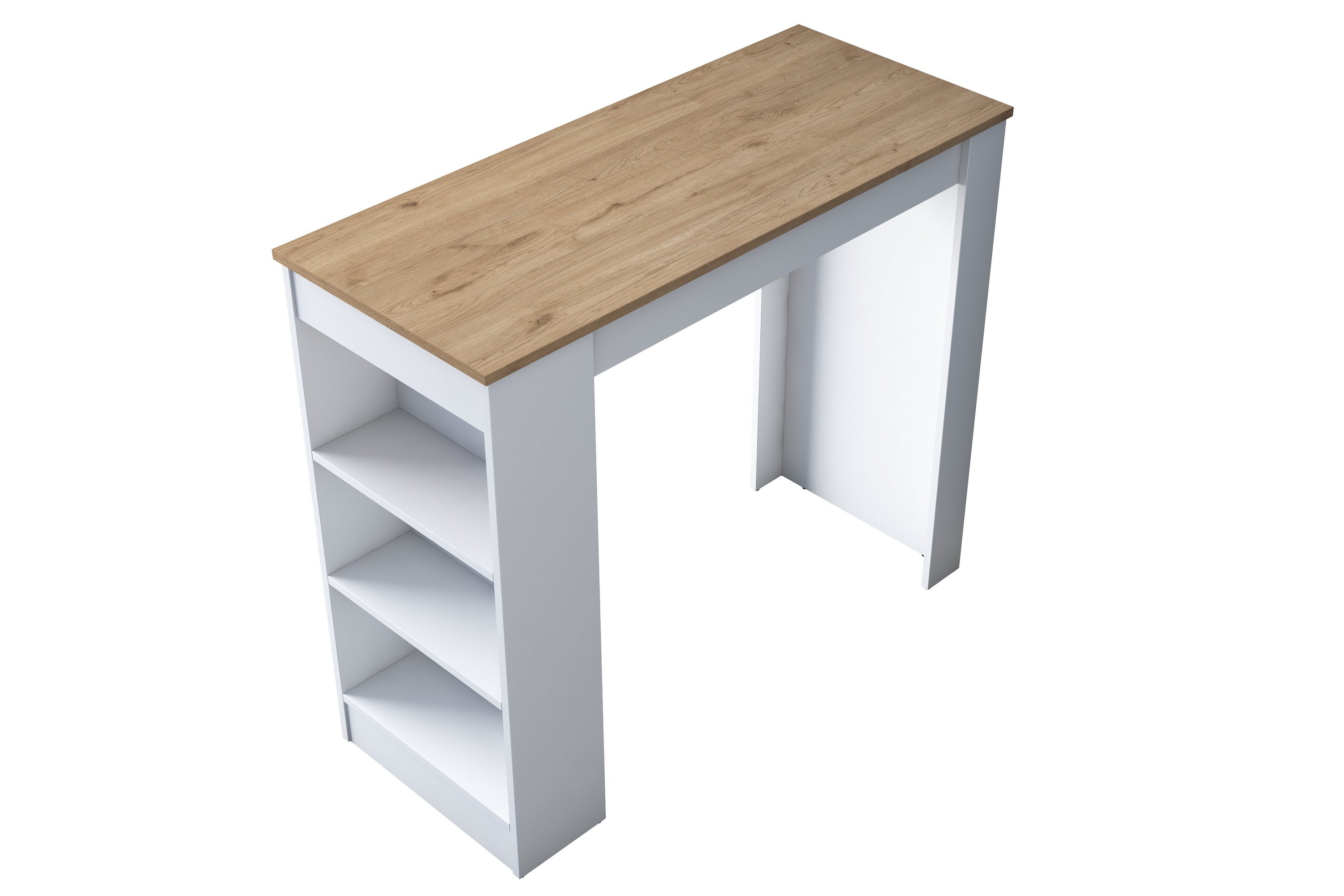 Barbord Iwao 50x120 cm Brun/Vit Hanah Home