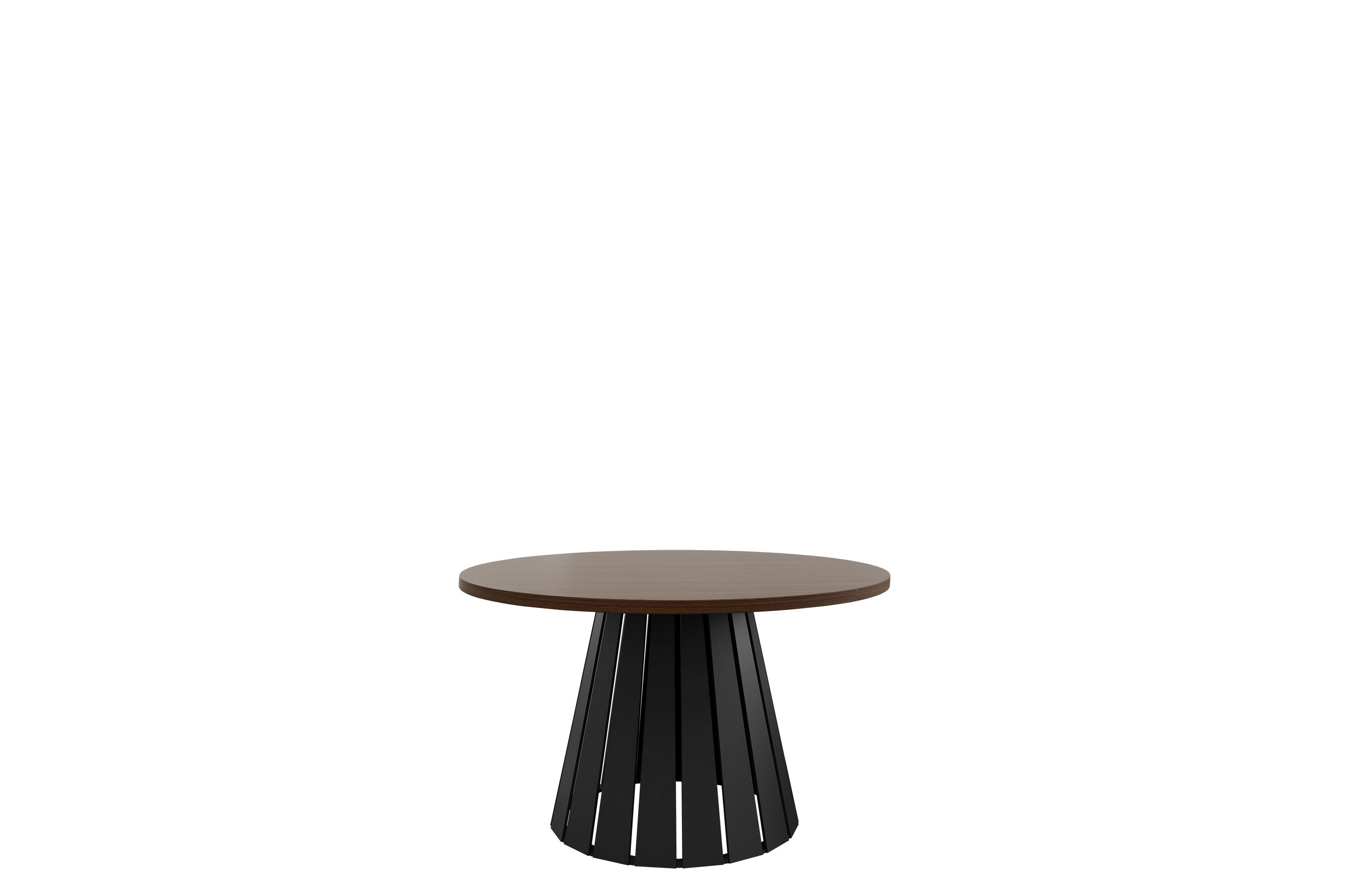 berber soffbord 75 cm - svart/brun