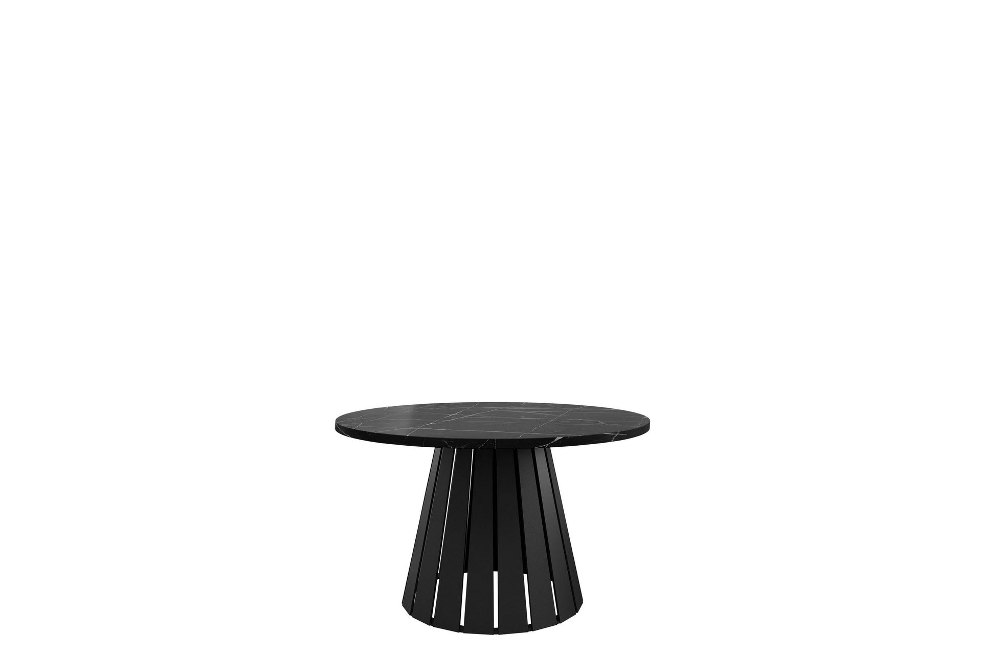 berber soffbord 75 cm - svart/vit