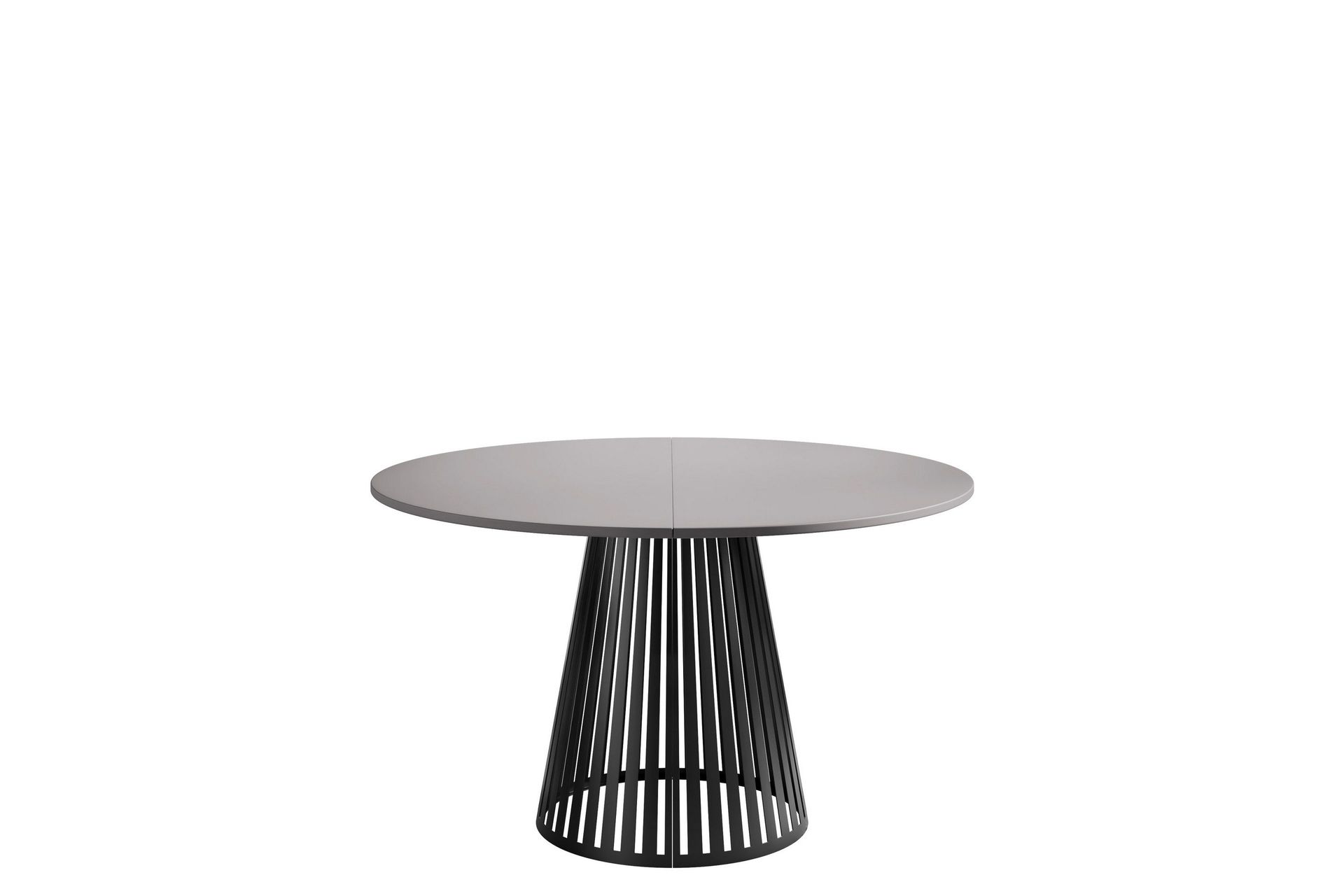 beylen matbord 120 cm rund - grå/svart