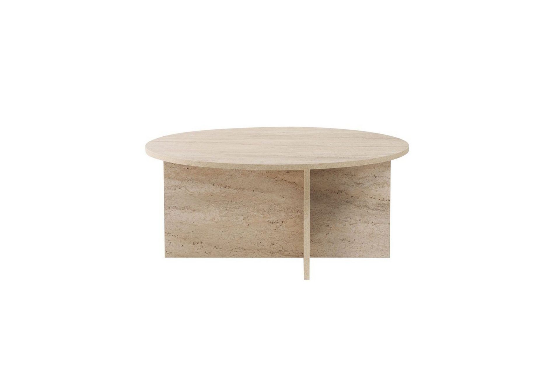 boro soffbord 90 cm - beige