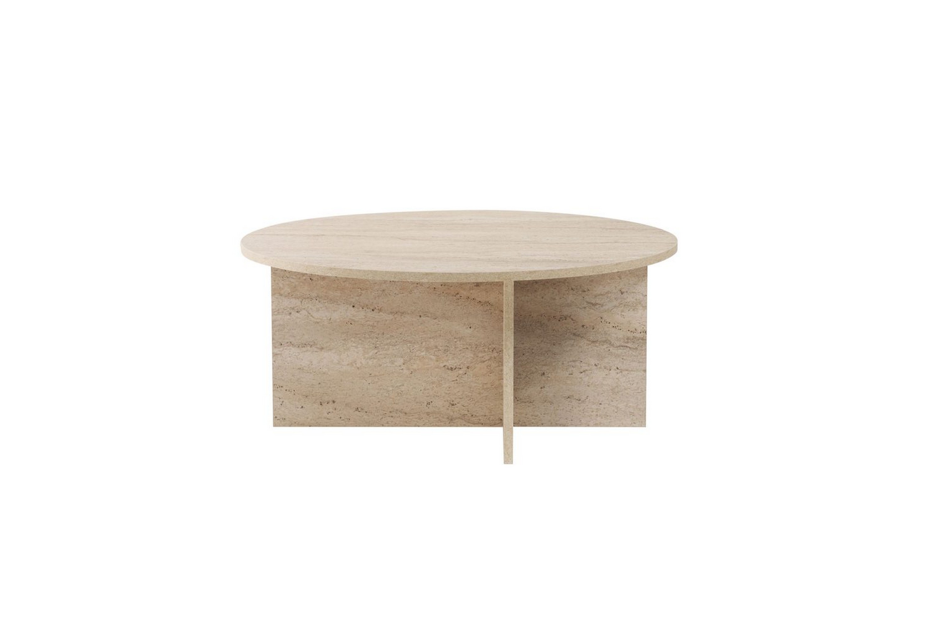 boro soffbord 90 cm - beige