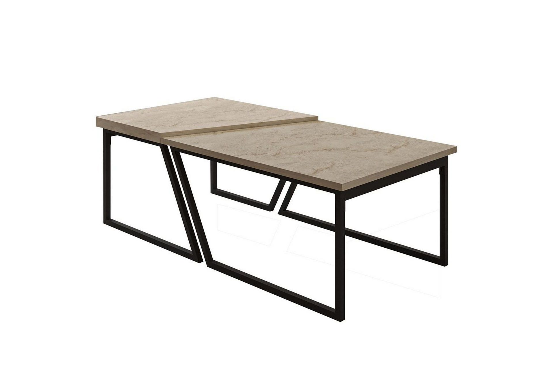 Bulskoll Soffbord 120 cm - Travertine